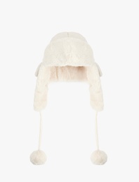 Peluş Kışlık Pilot Şapkası