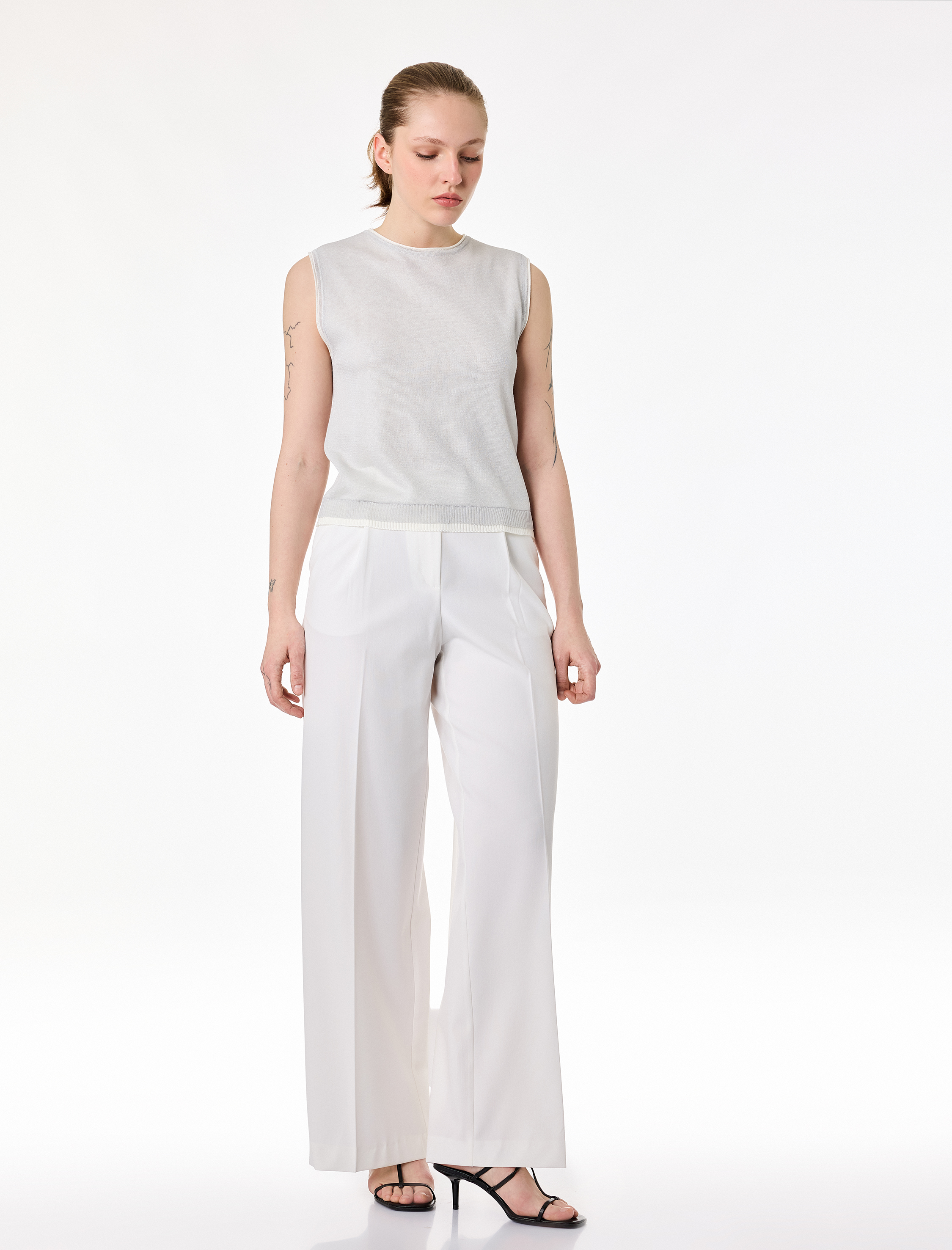   Bisiklet Yaka Kolsuz Triko Atlet