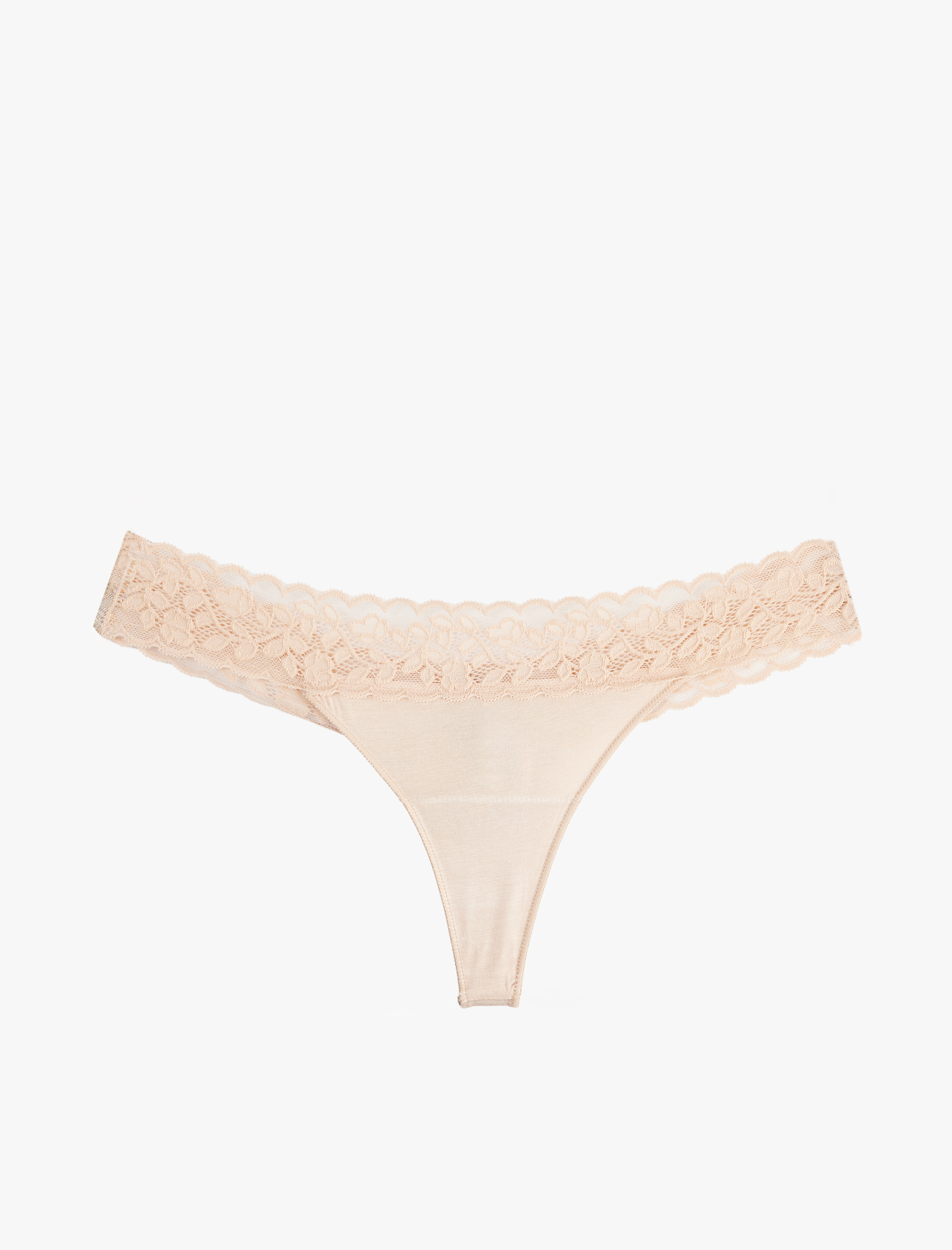   Dantelli Rahat Kalıp Viskon String Külot