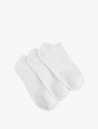 Basic Pamuklu 3'lü Patik Çorap Seti