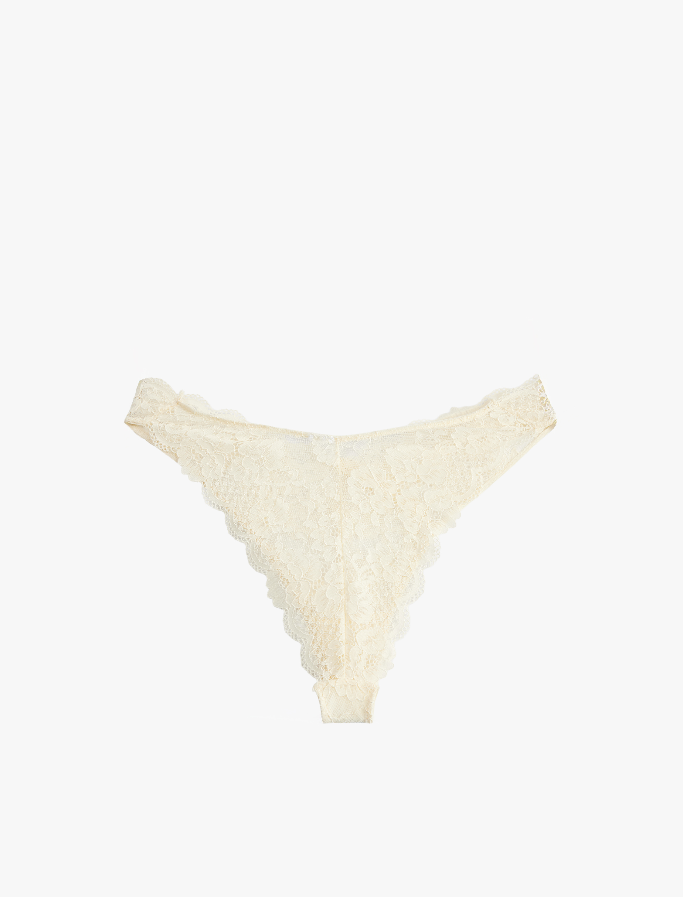   Rahat Kalıp Dantel Brazilian Külot