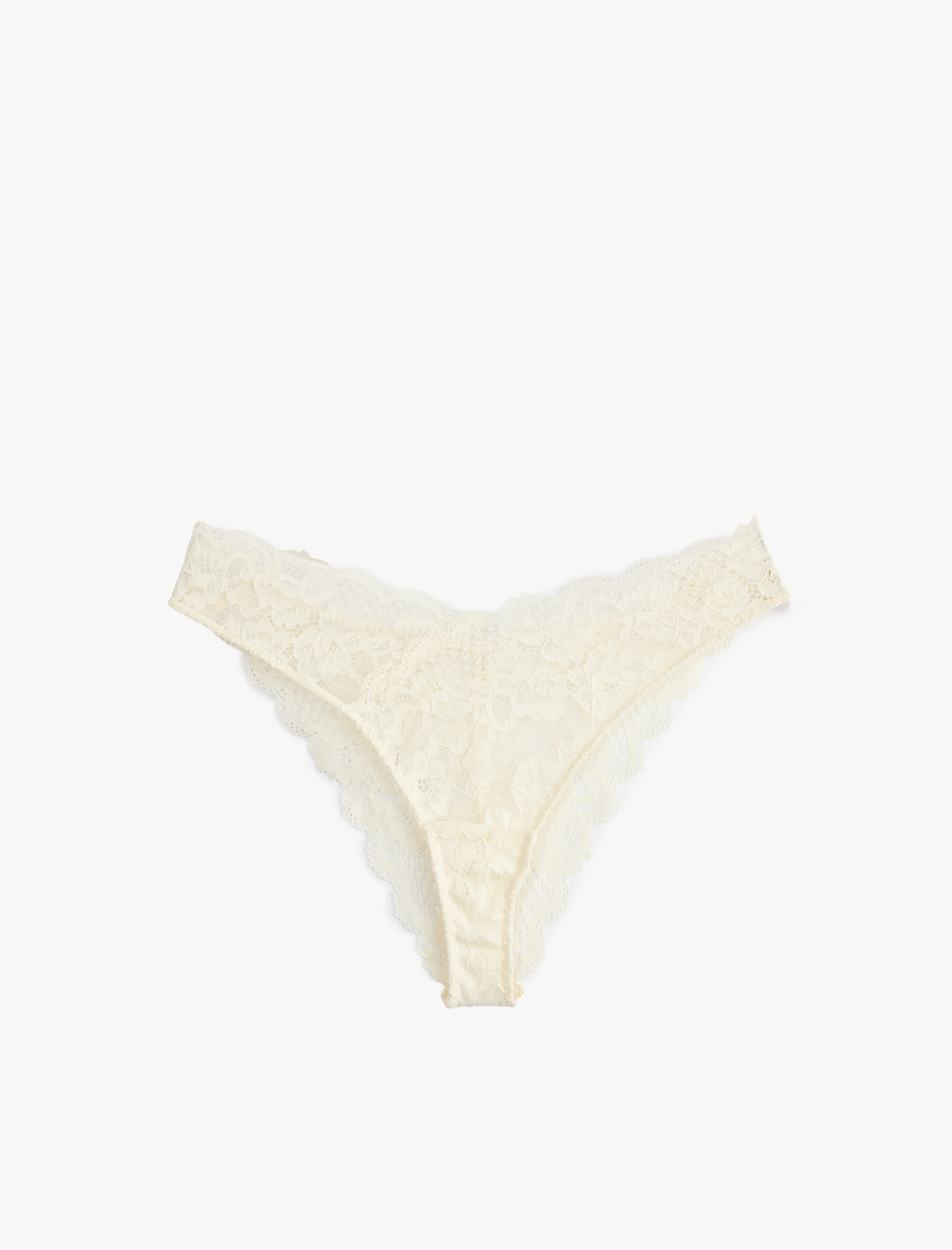   Rahat Kalıp Dantel Brazilian Külot