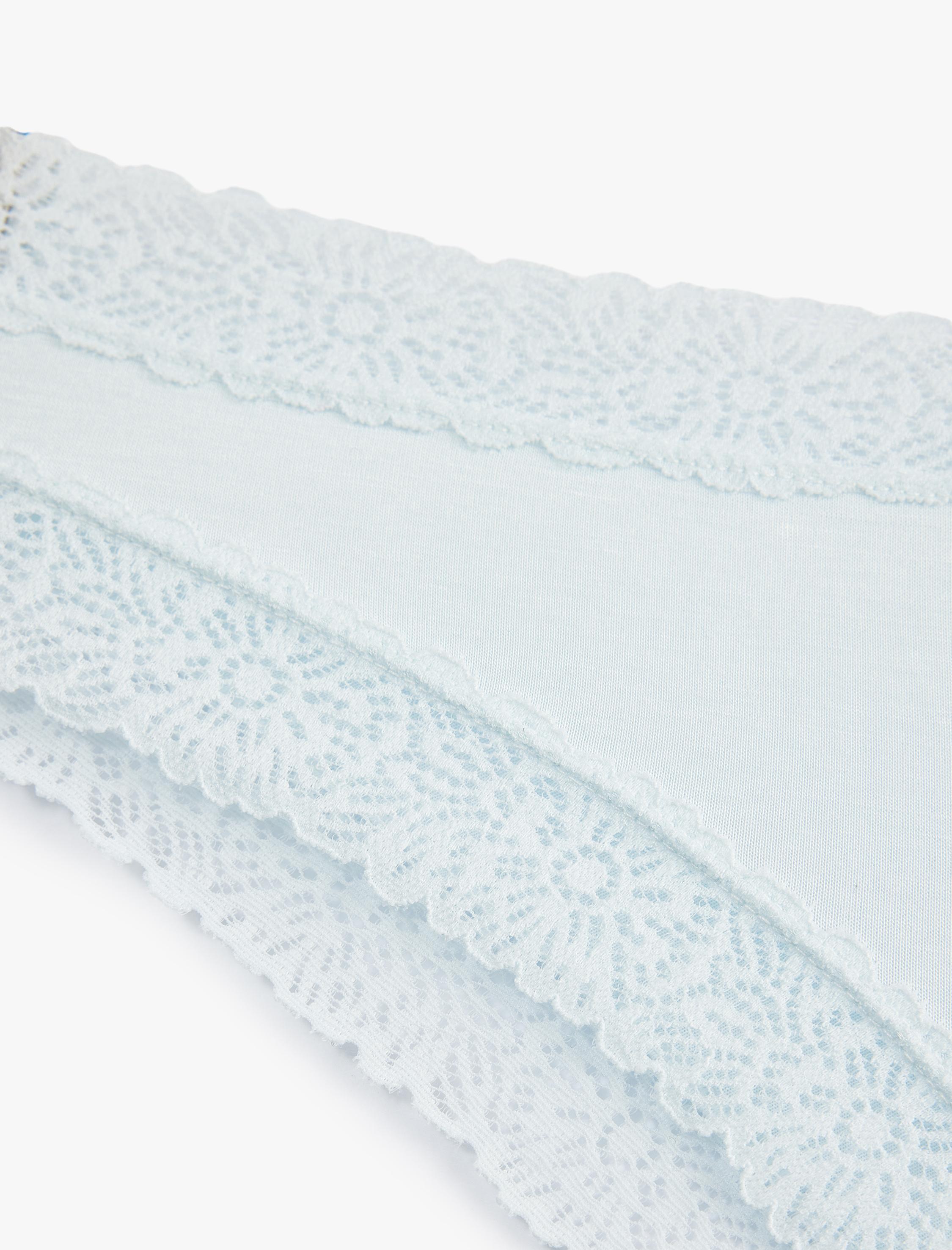   Dantel Detaylı Viskon Rahat Kalıp Brazilian Külot