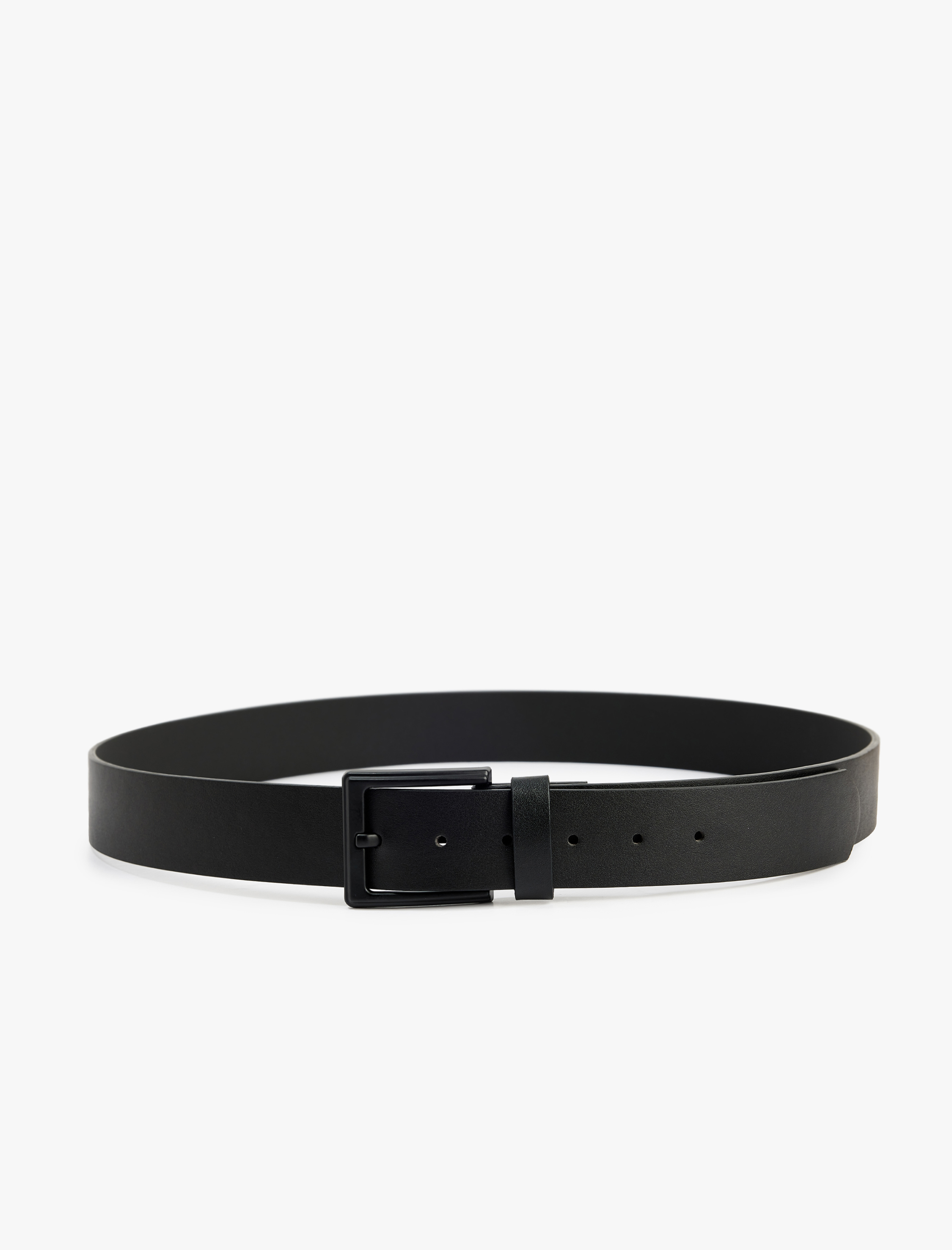  Erkek Kare Tokalı Suni Deri Kemer