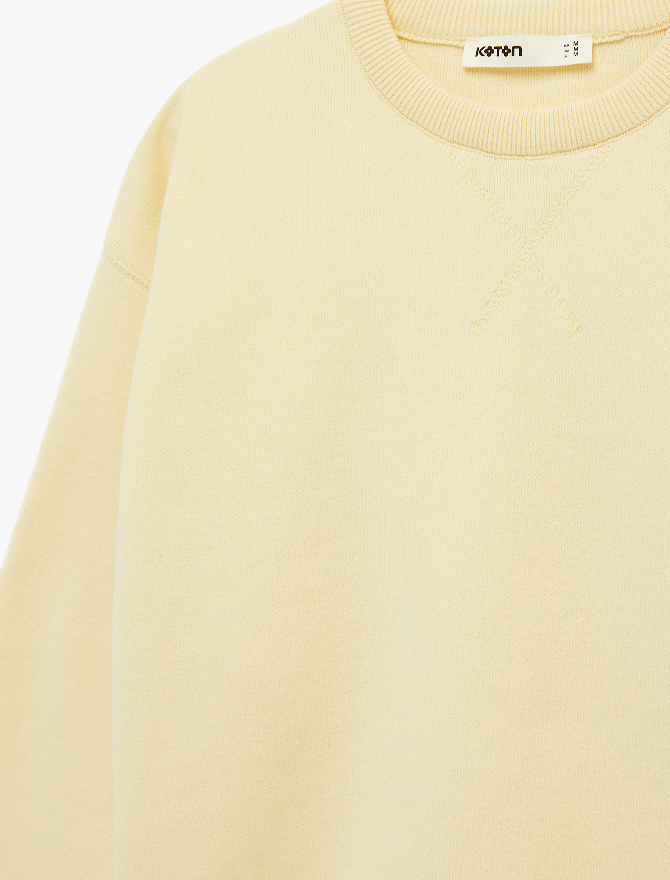   Pamuklu Uzun Kollu Bisiklet Yaka Triko Oversize Kazak