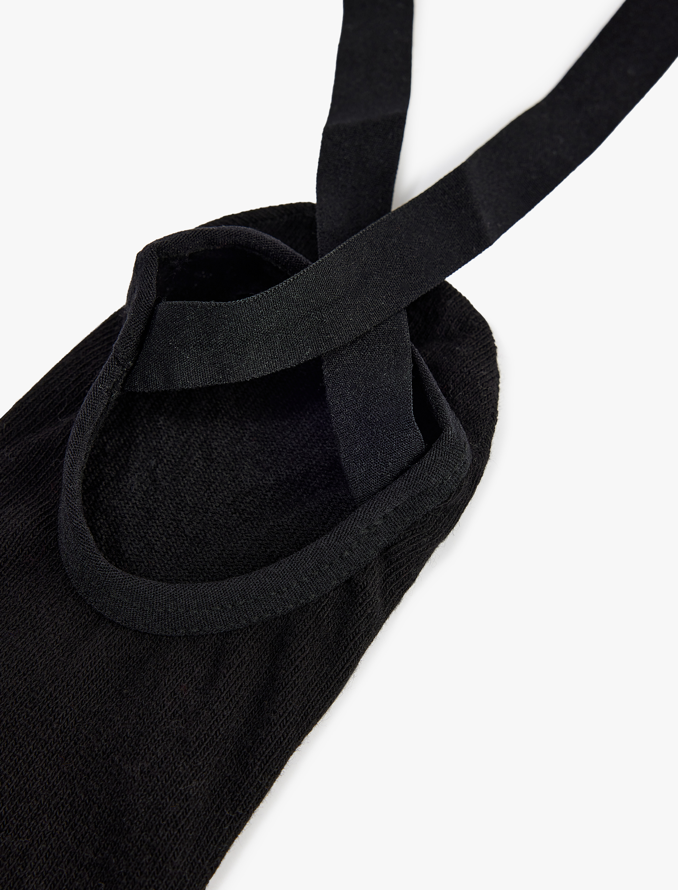  Kadın Pamuklu Bağlama Detaylı Yoga Çorabı