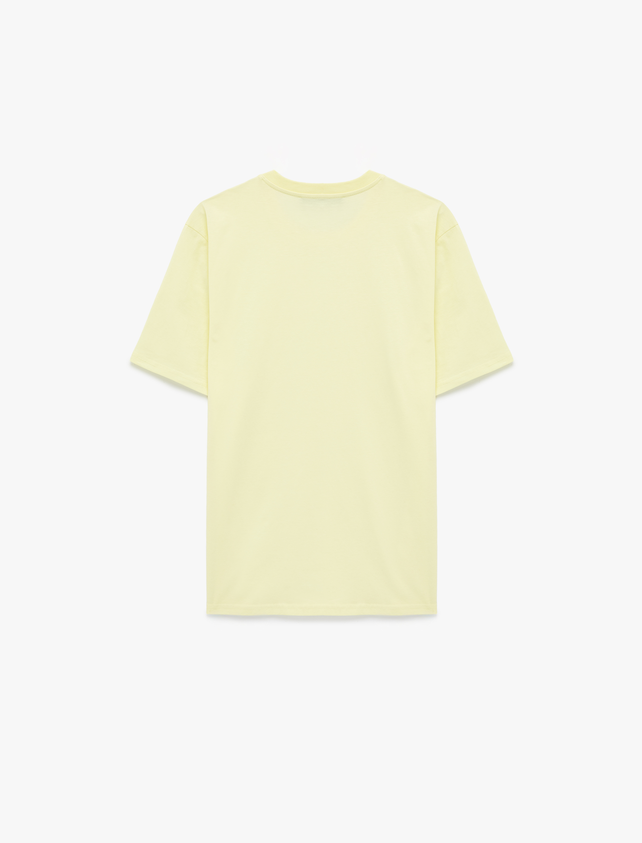   Regular Fit Kısa Kollu Bisiklet Yaka Pamuklu Basic Tişört