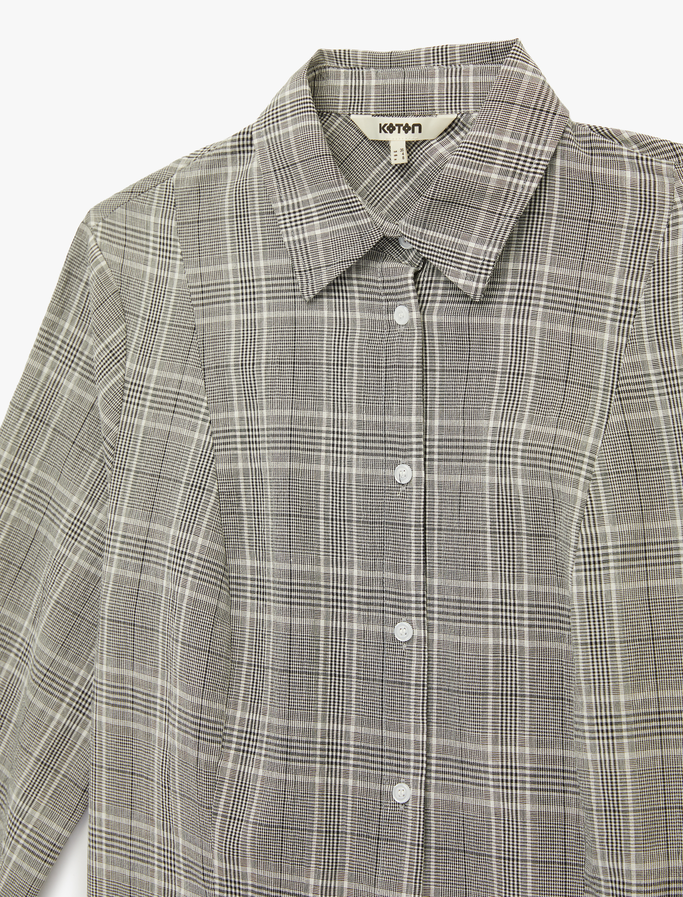   Slim Fit Uzun Kollu Ekose Gömlek