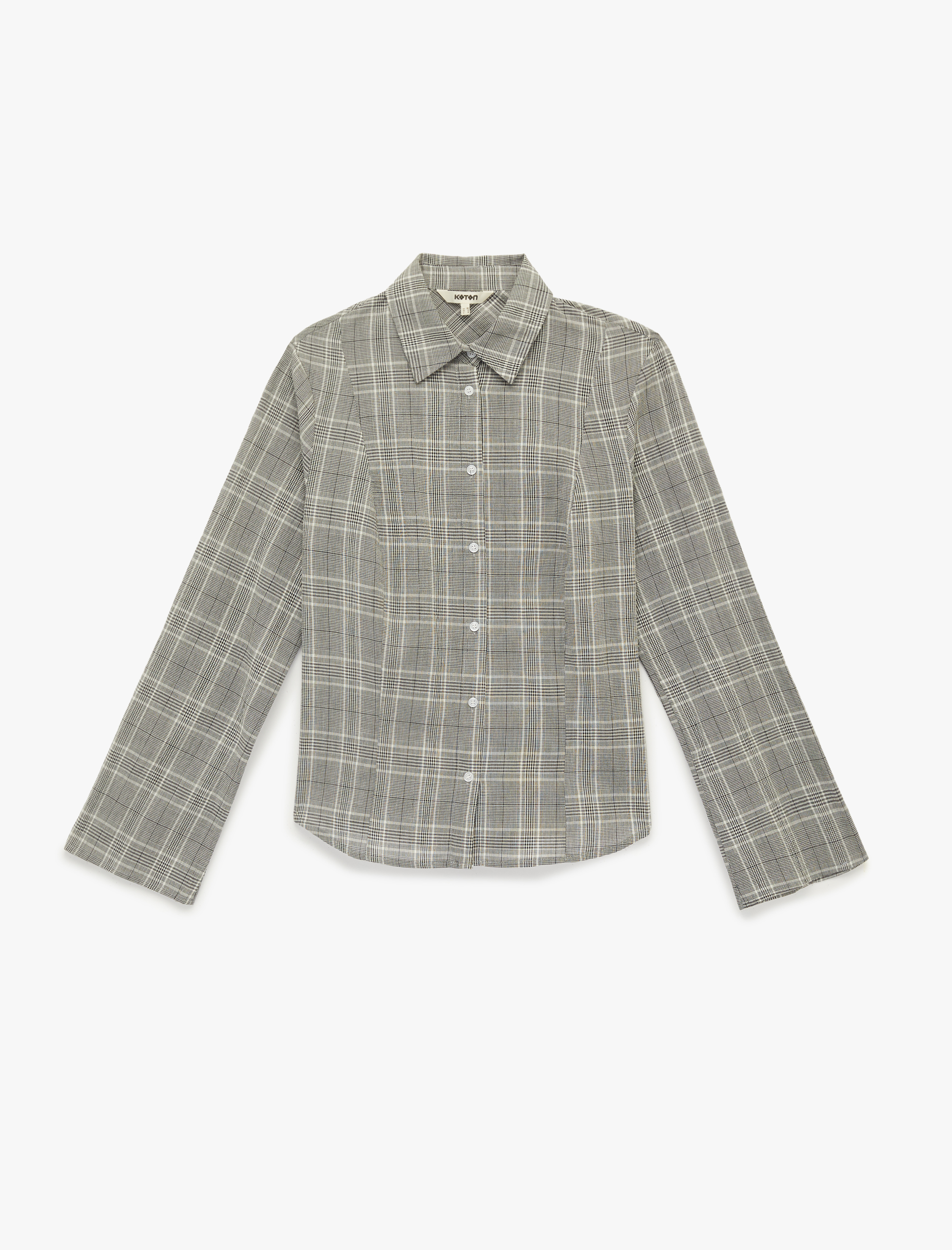   Slim Fit Uzun Kollu Ekose Gömlek