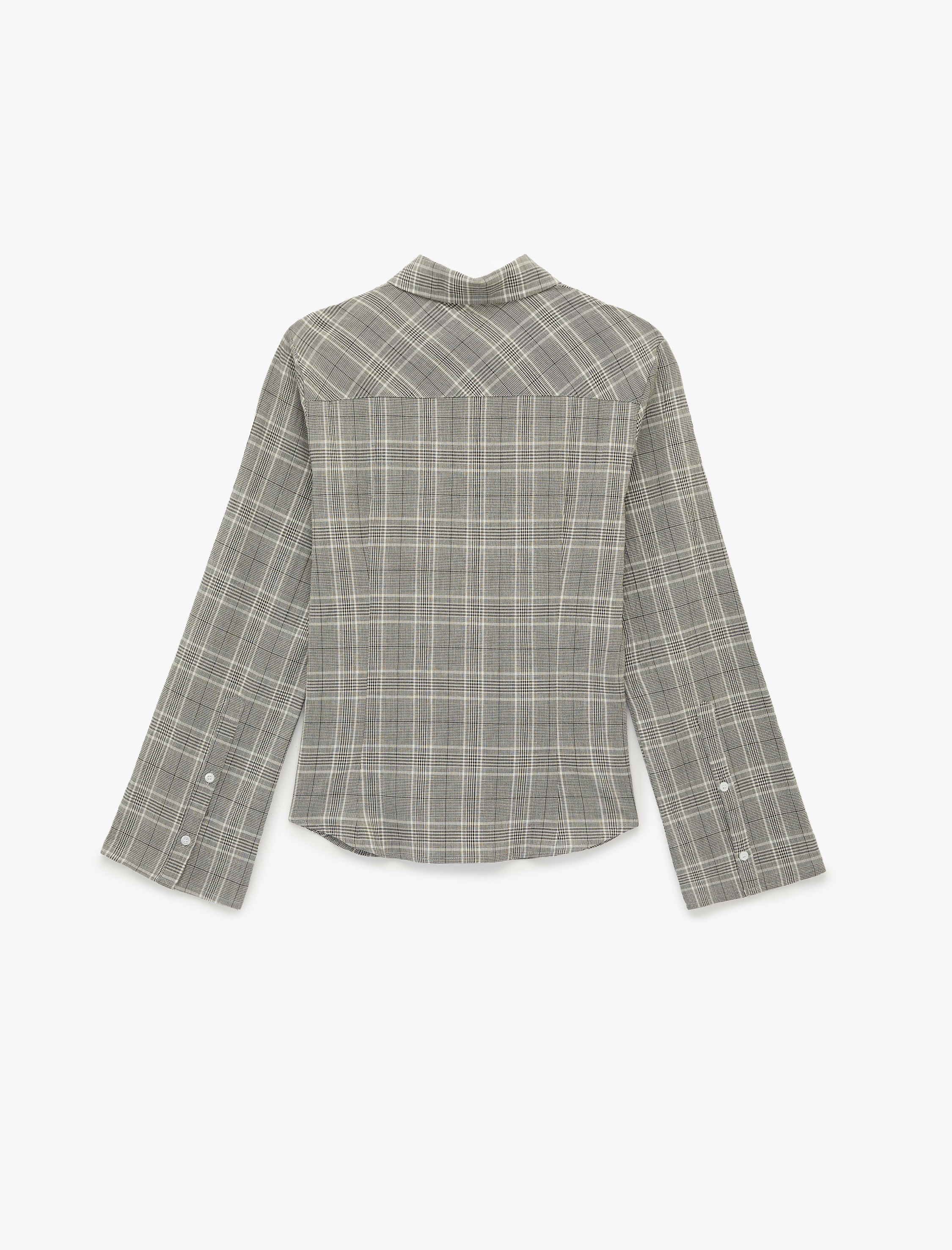   Slim Fit Uzun Kollu Ekose Gömlek