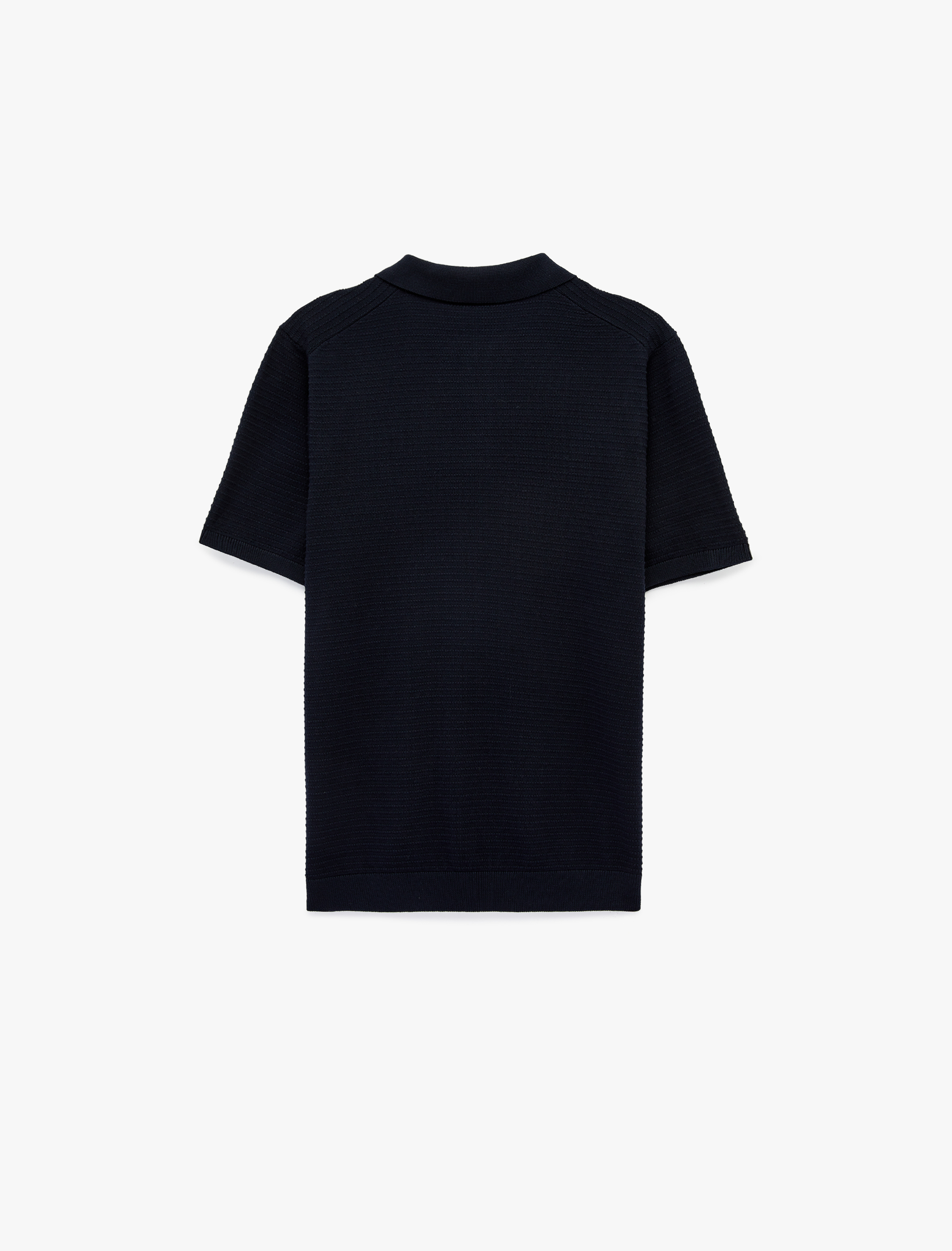   Regular Fit Pamuklu Polo Yaka Kısa Kollu Triko Tişört