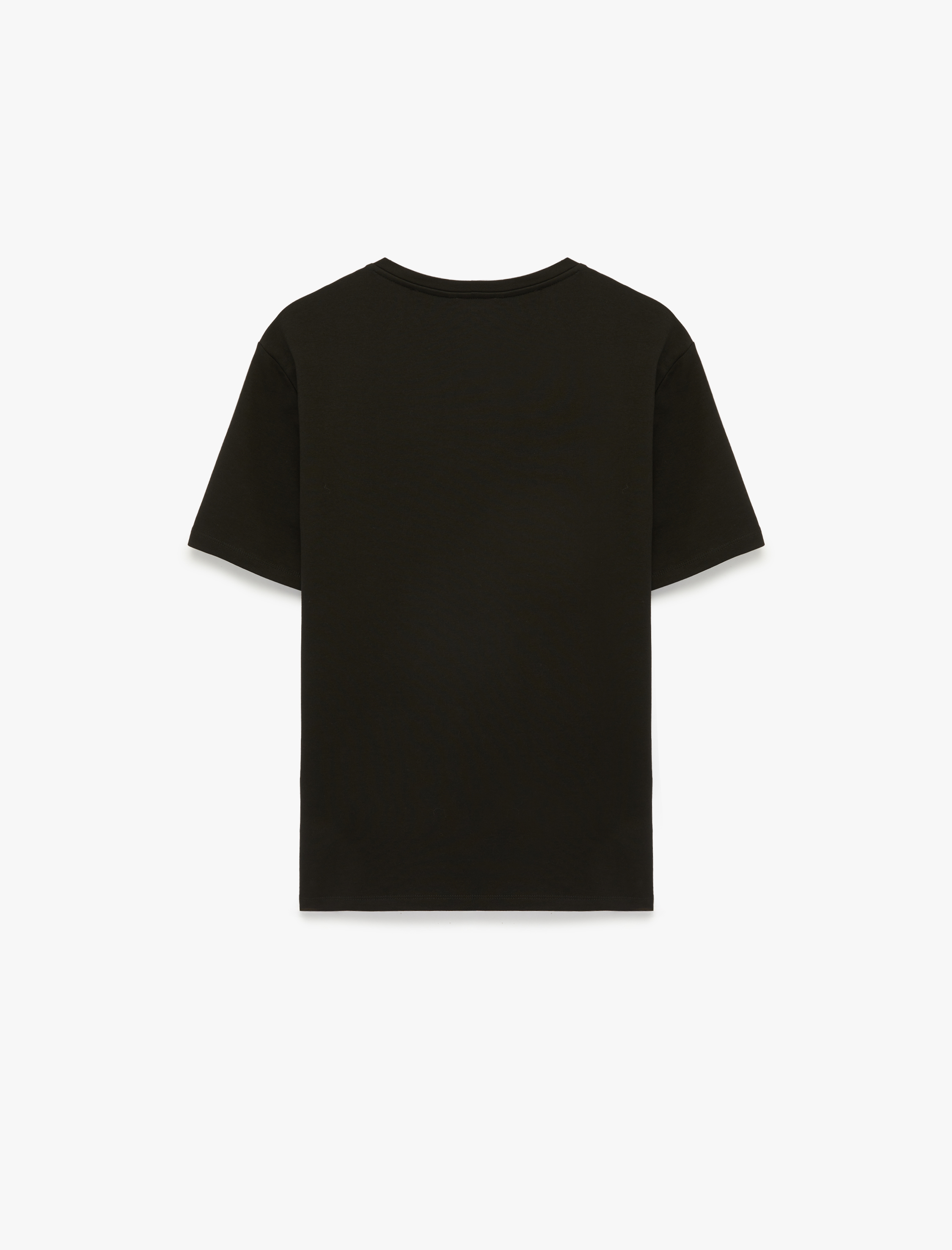   Regular Fit Kısa Kollu Bisiklet Yaka Baskılı Spor Tişört