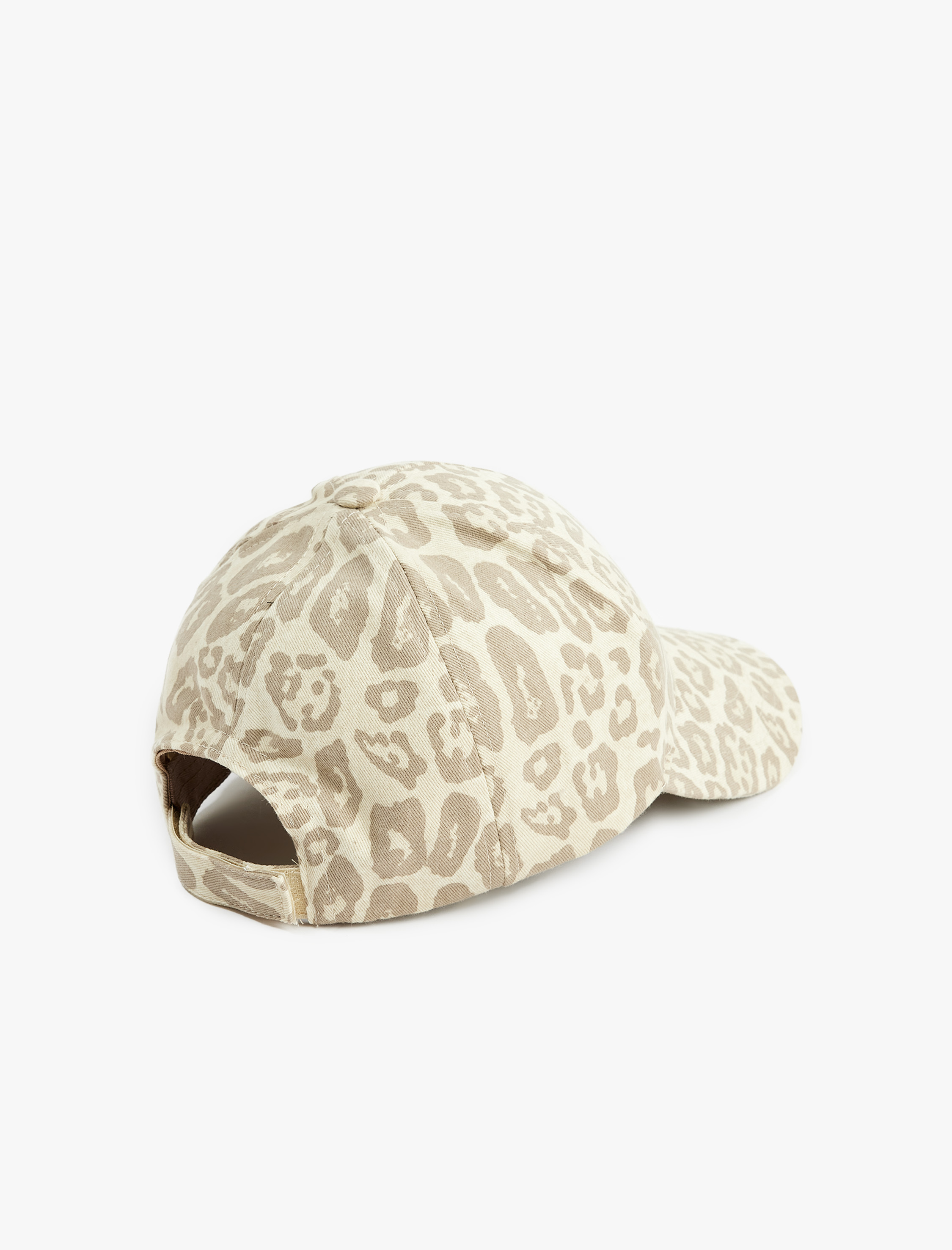  Kadın Pamuklu Leopar Desenli Cap Şapka