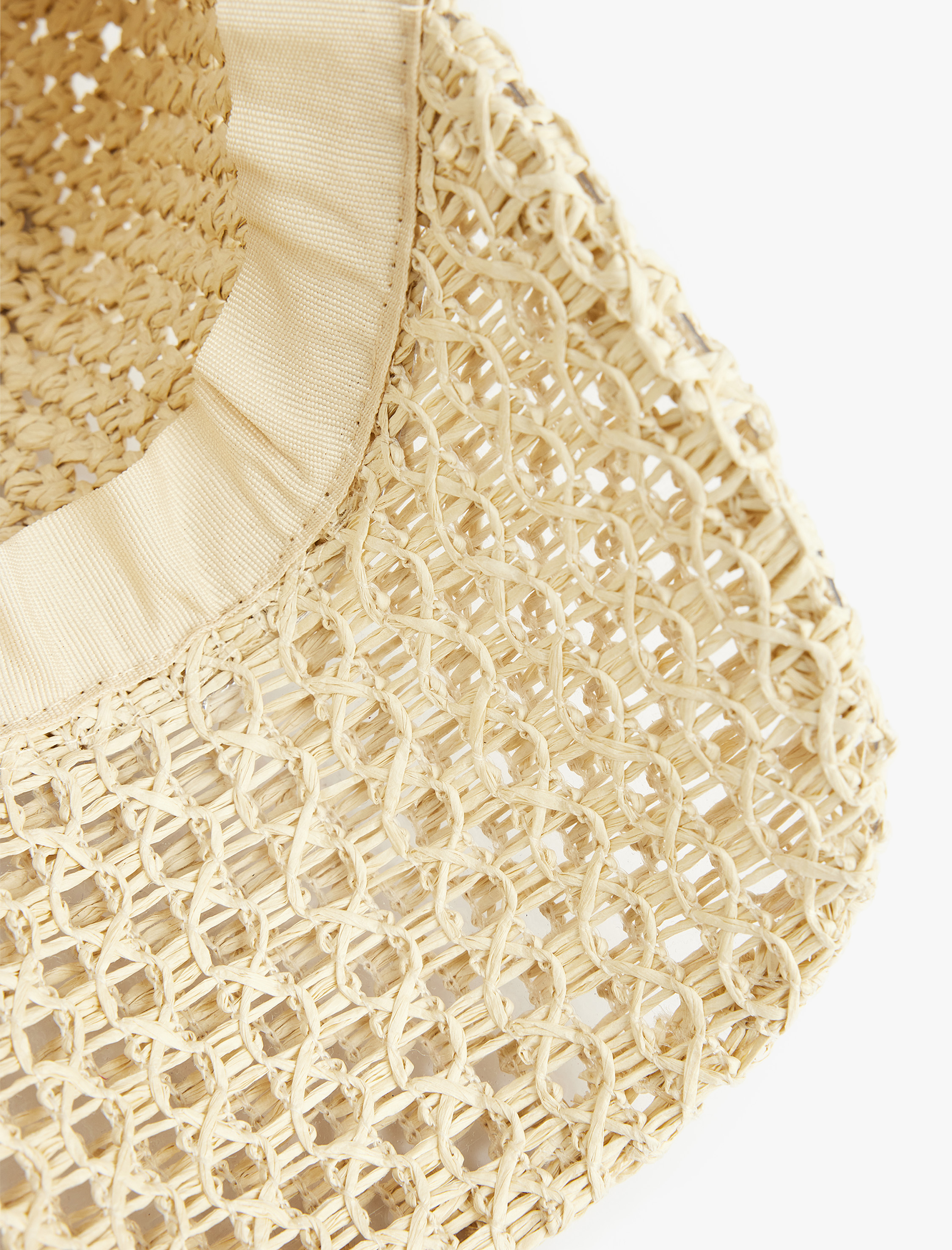  Kadın Arkası Bağlamalı Fiyonk Detaylı Kep Hasır Şapka