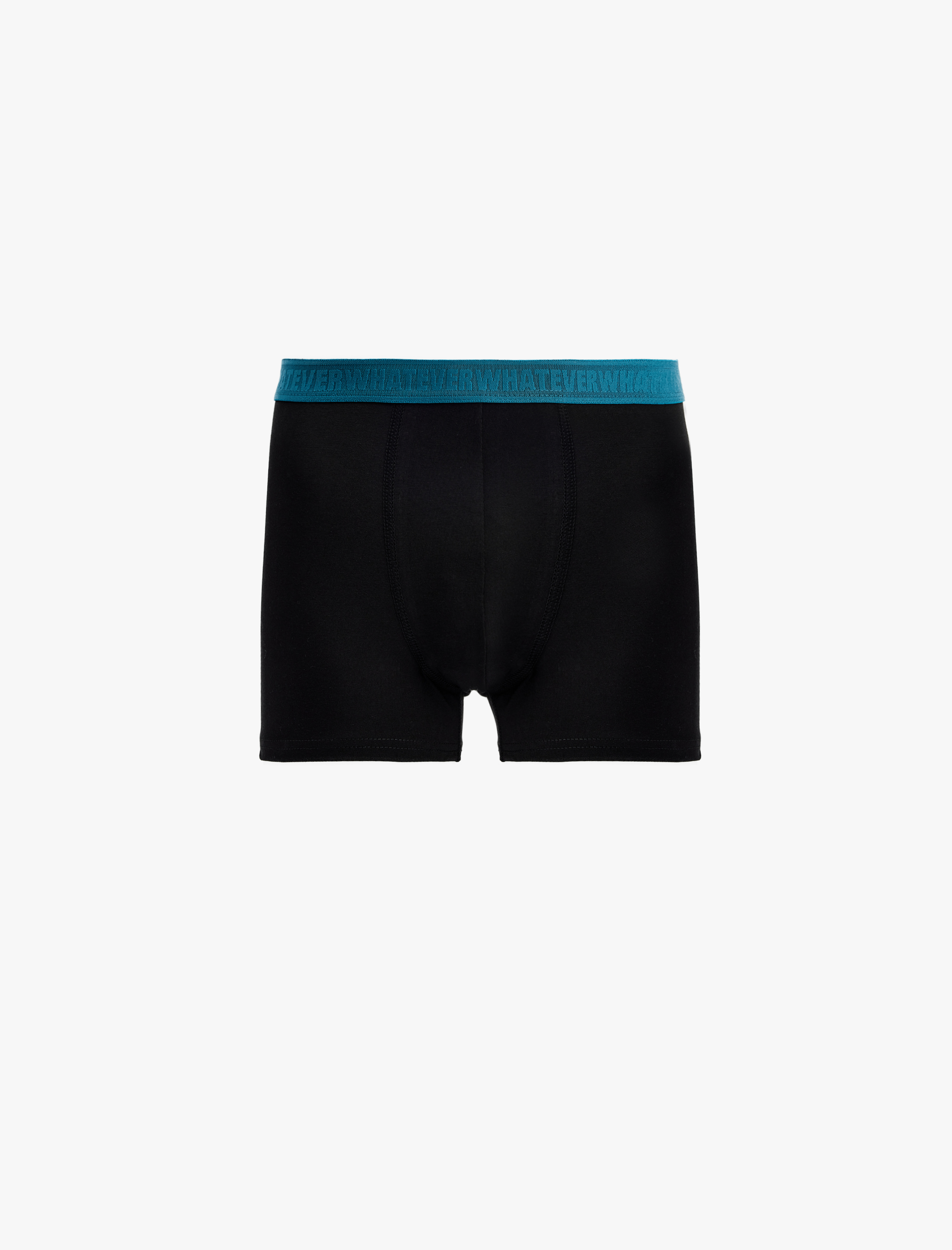   Pamuklu Çok Renkli Bel Detaylı 3'lü Boxer Seti