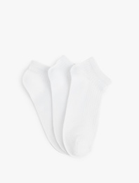 3'lü Pamuklu Basic Çorap Seti