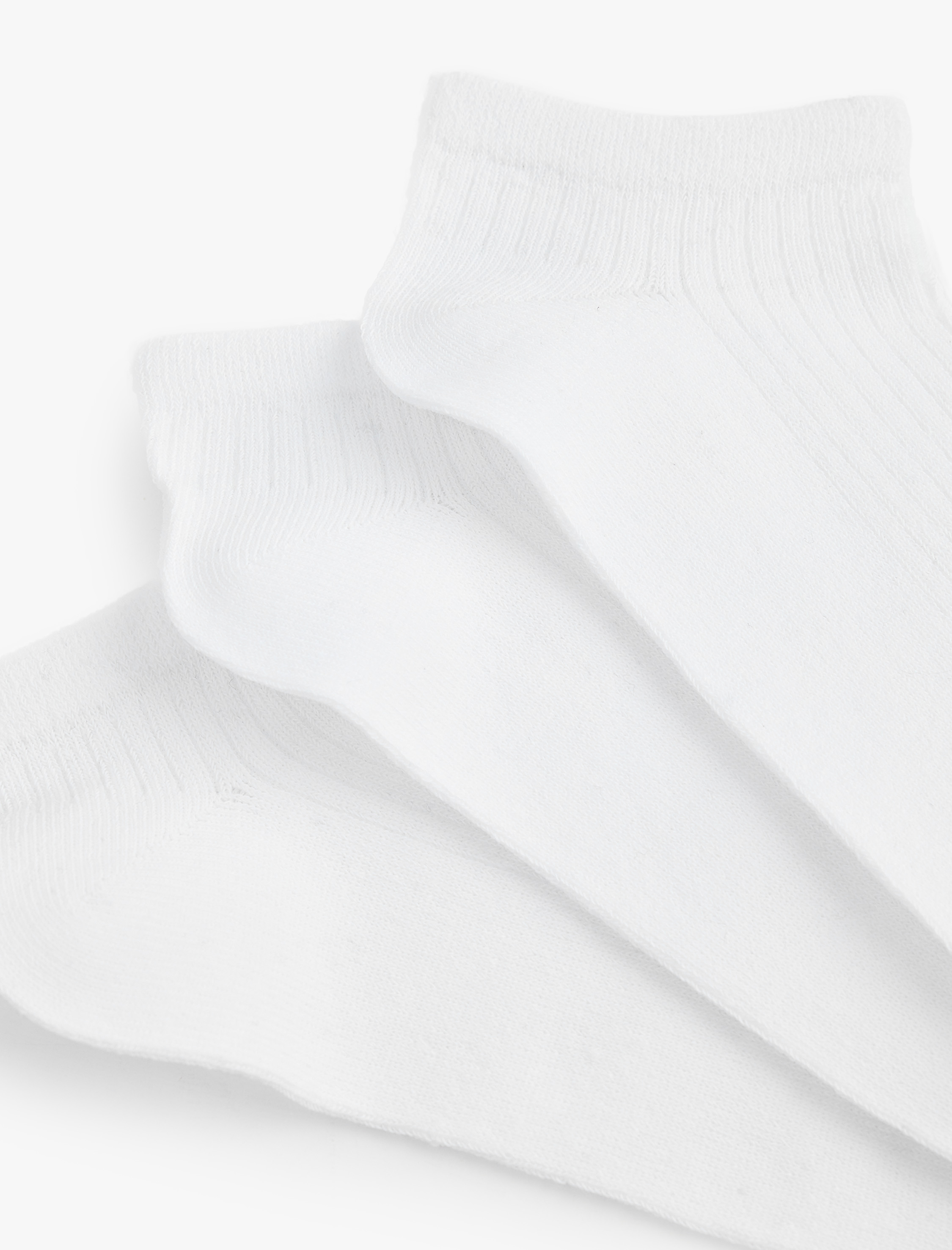  Kadın 3'lü Pamuklu Basic Çorap Seti