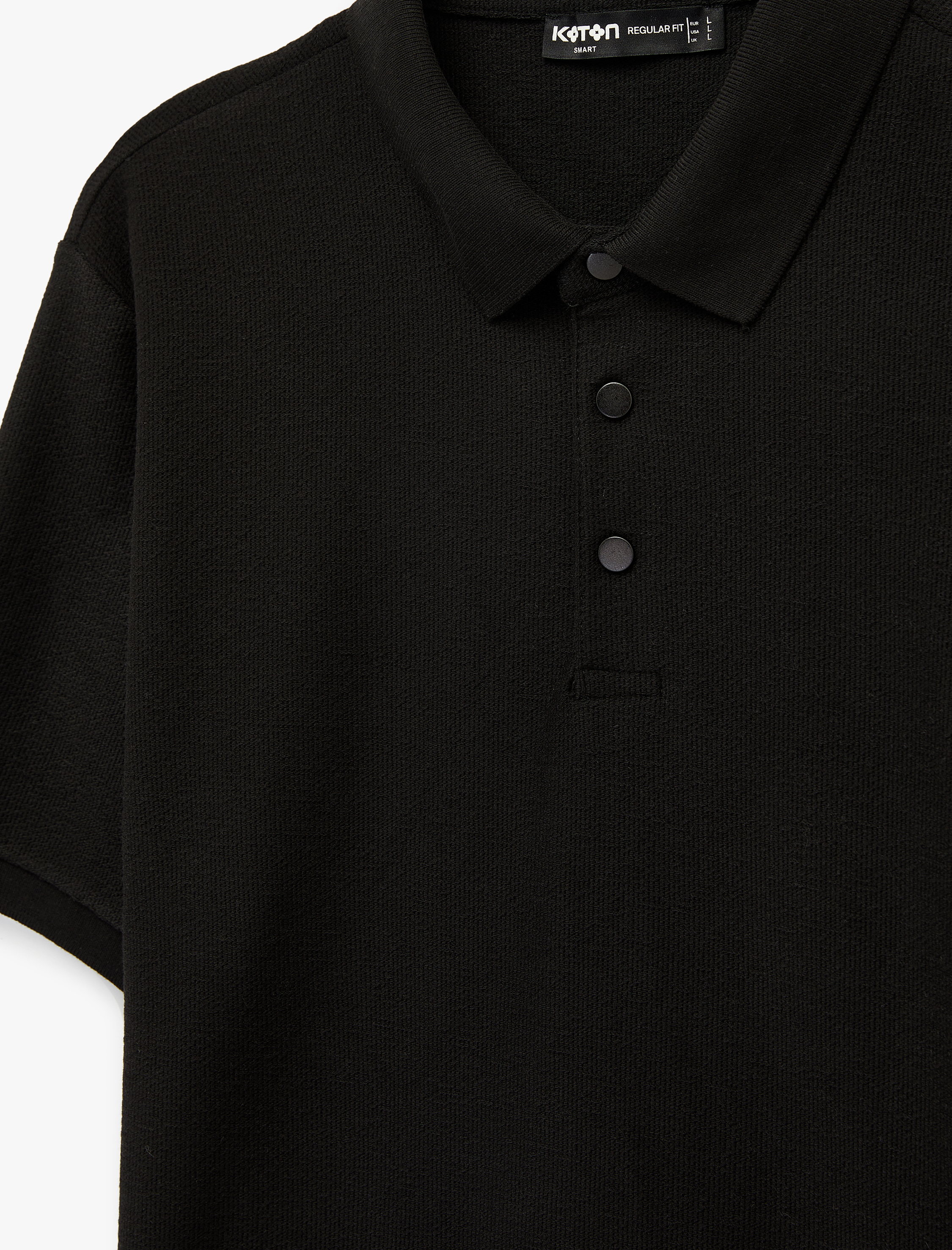   Regular Fit Kısa Kollu Düğmeli Polo Yaka Tişört