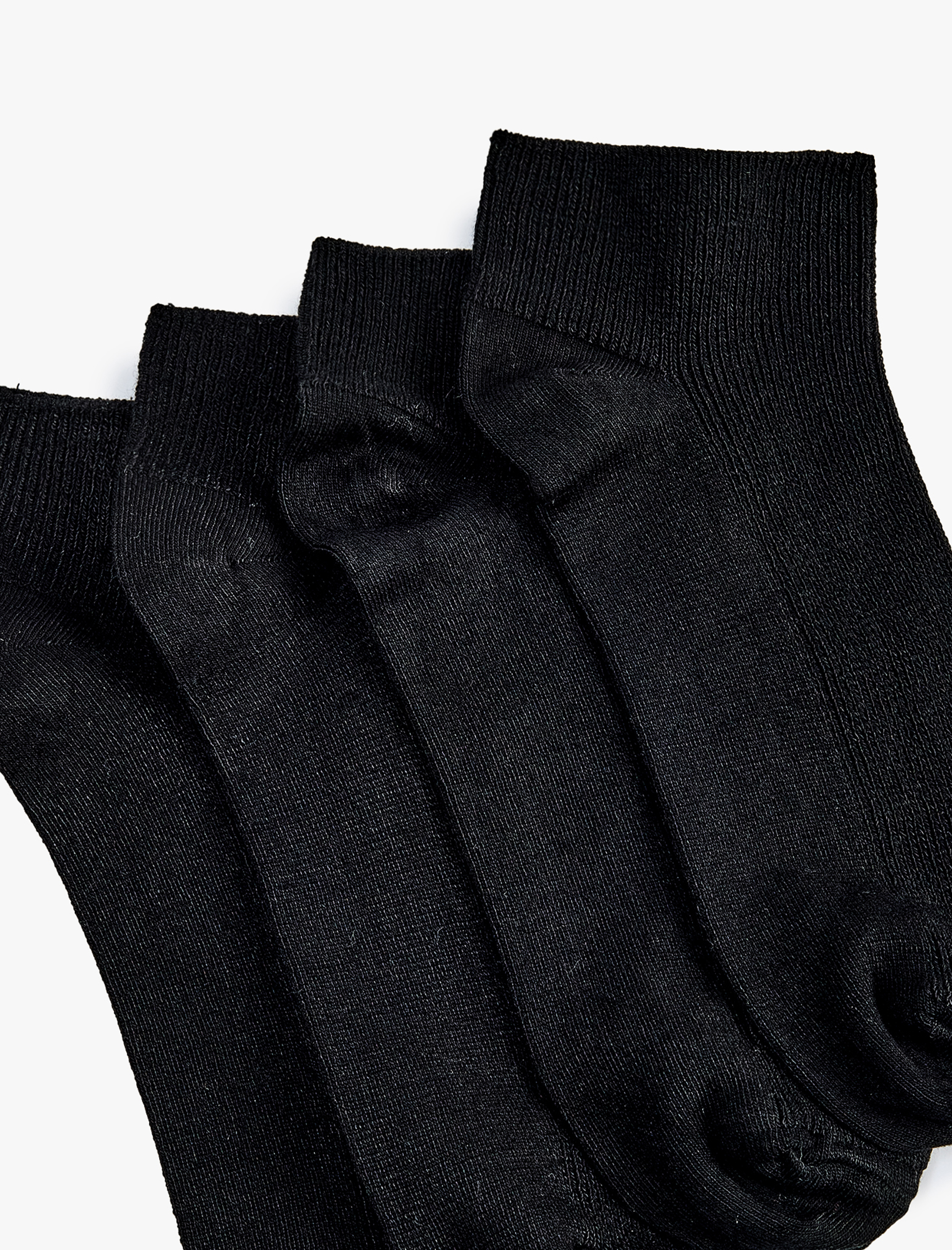  Kadın 4'lü Viskon Bambu Patik Çorap Seti