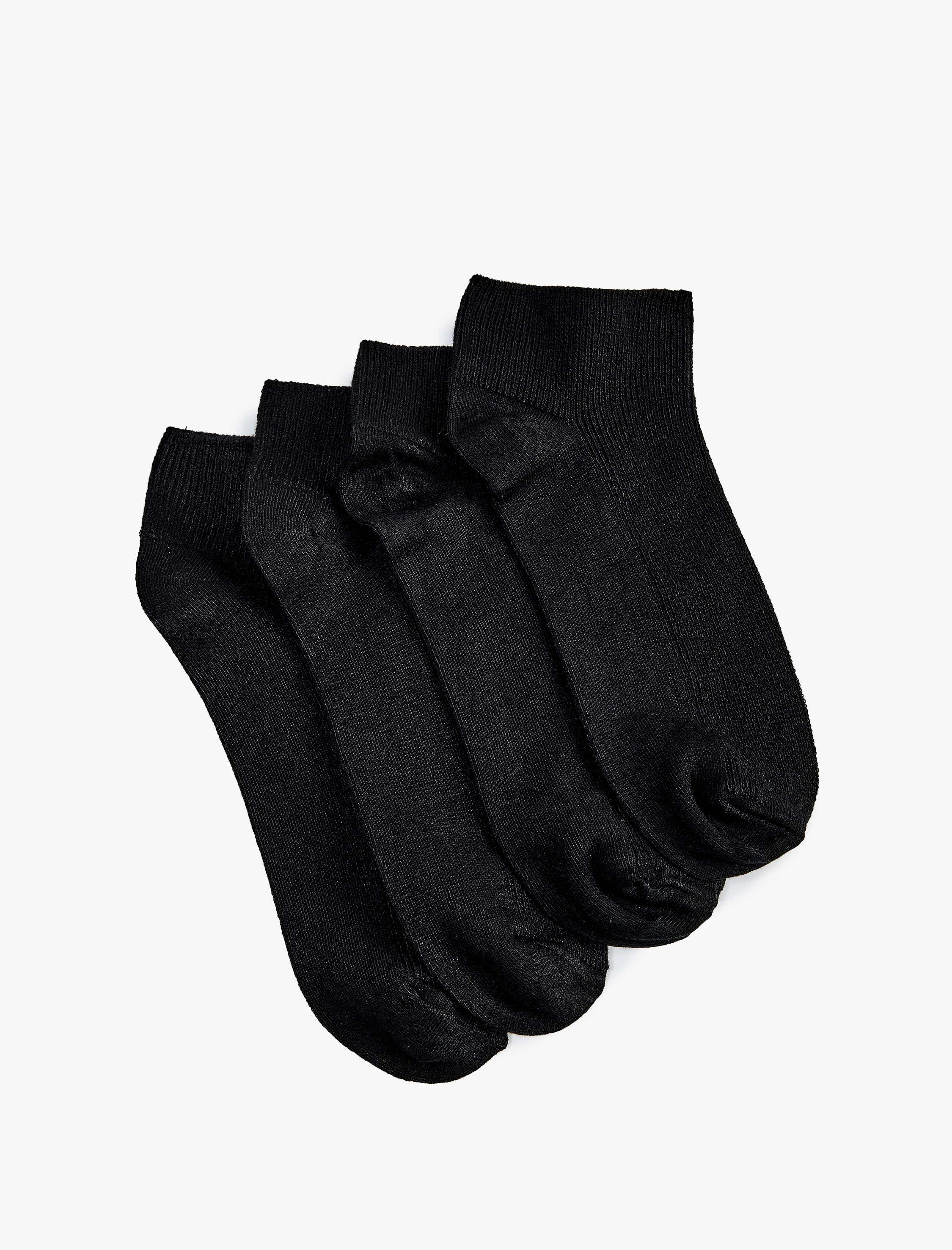  Kadın 4'lü Viskon Bambu Patik Çorap Seti