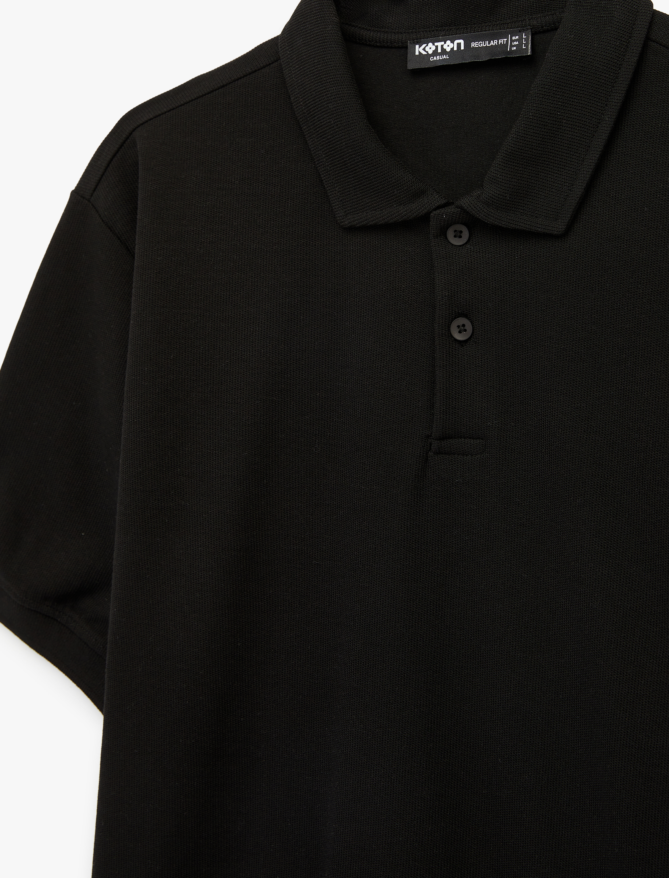   Pamuklu Regular Fit Kısa Kollu Düğmeli Polo Yaka Tişört