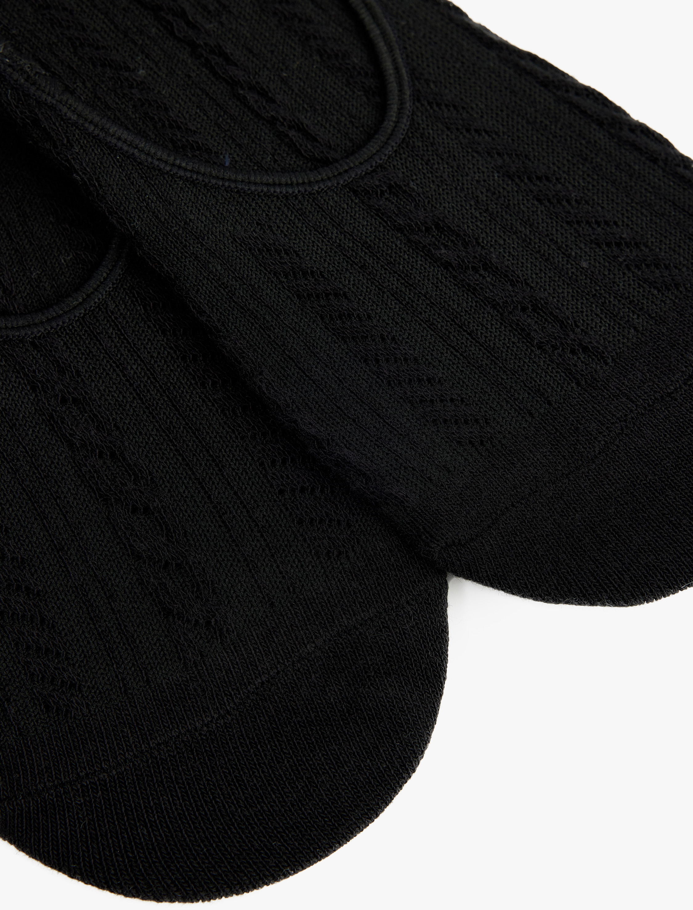  Kadın Dokulu Pamuklu 2'li Babet Çorap Seti