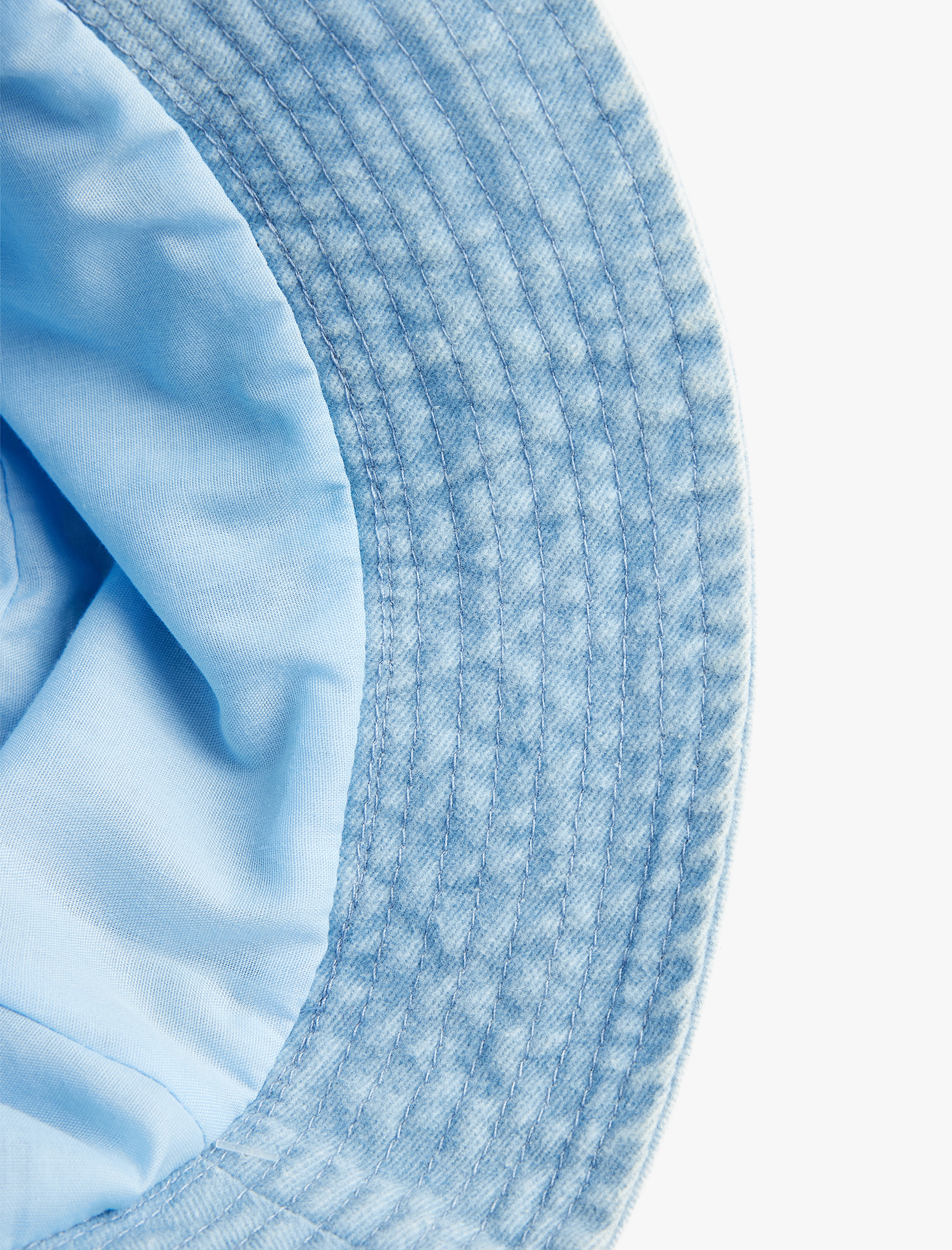  Erkek Çocuk Nakış Detaylı Jean Bucket Şapka