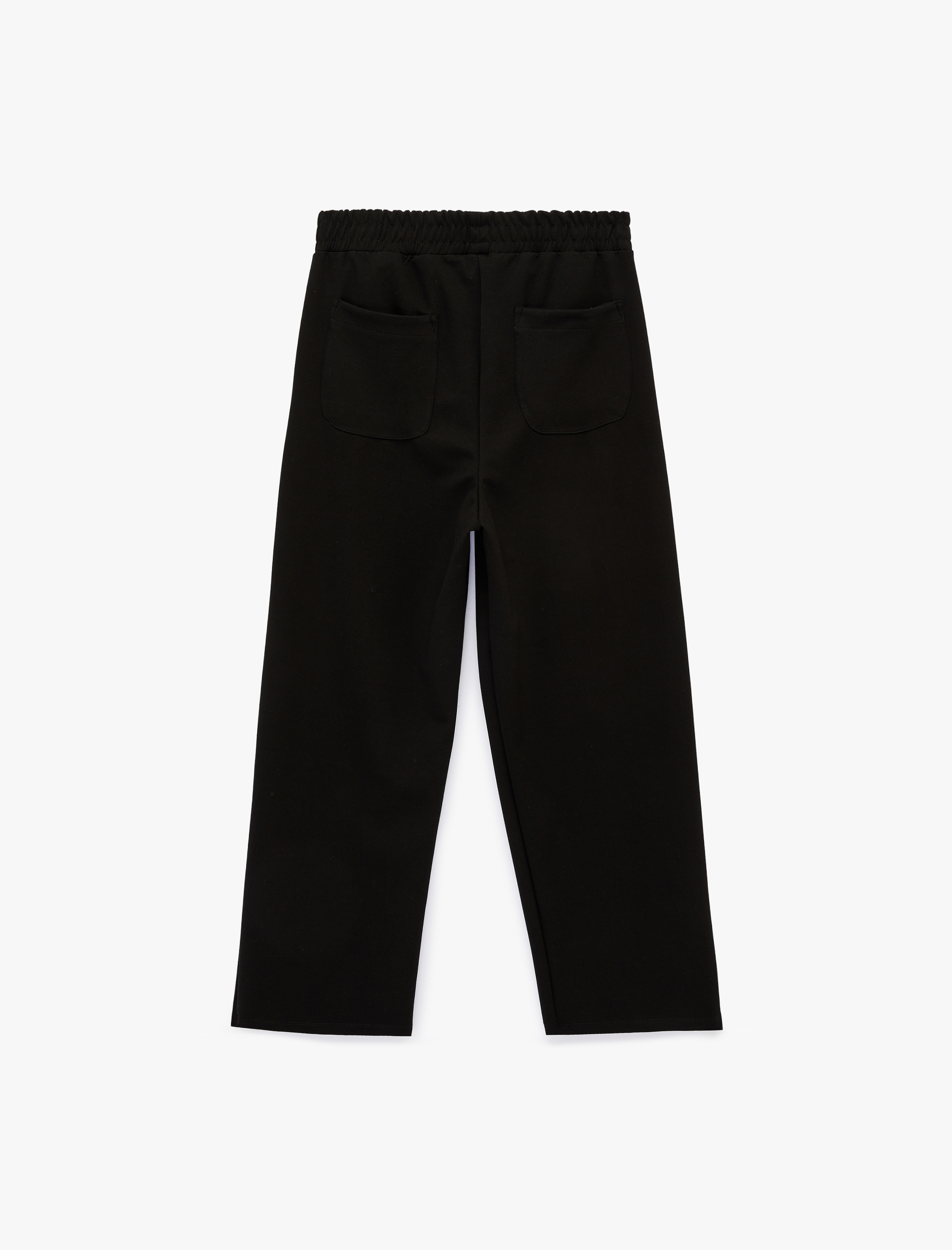   Rahat Kalıp Cepli Beli Lastikli Geniş Paça Spor Eşofman Altı