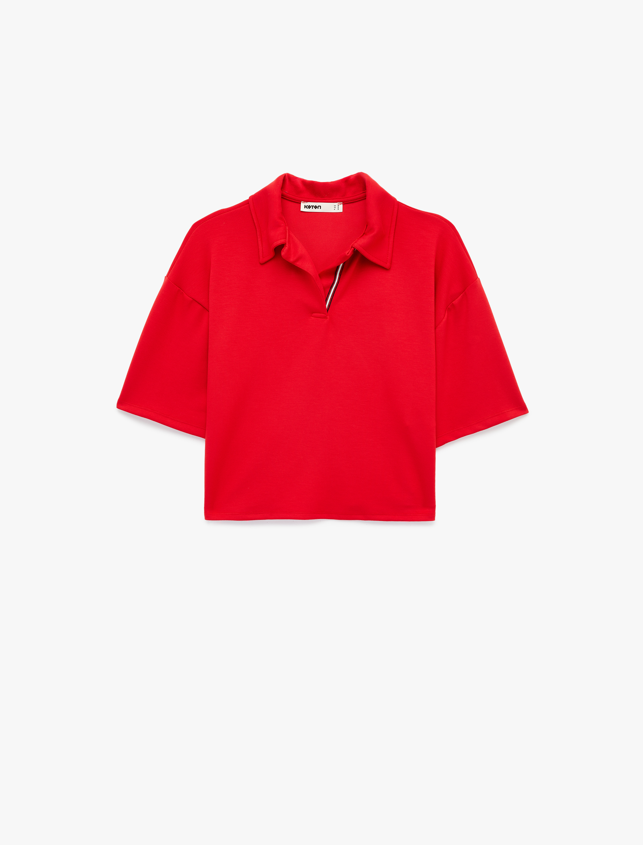   Regular Fit Modal Kumaş Kısa Kollu Polo Yaka Tişört