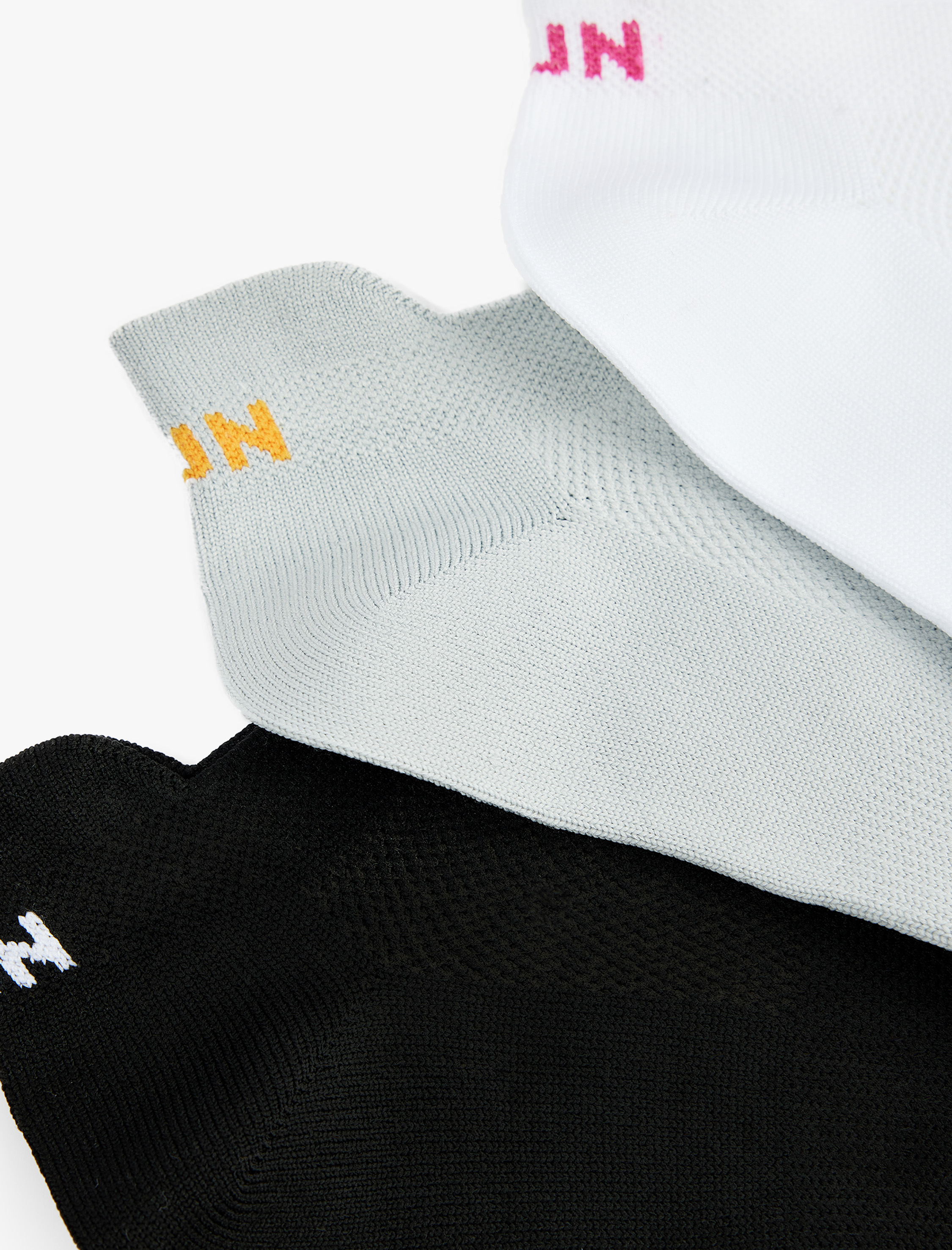  Kadın Baskılı 3'lü Patik Spor Çorap Seti
