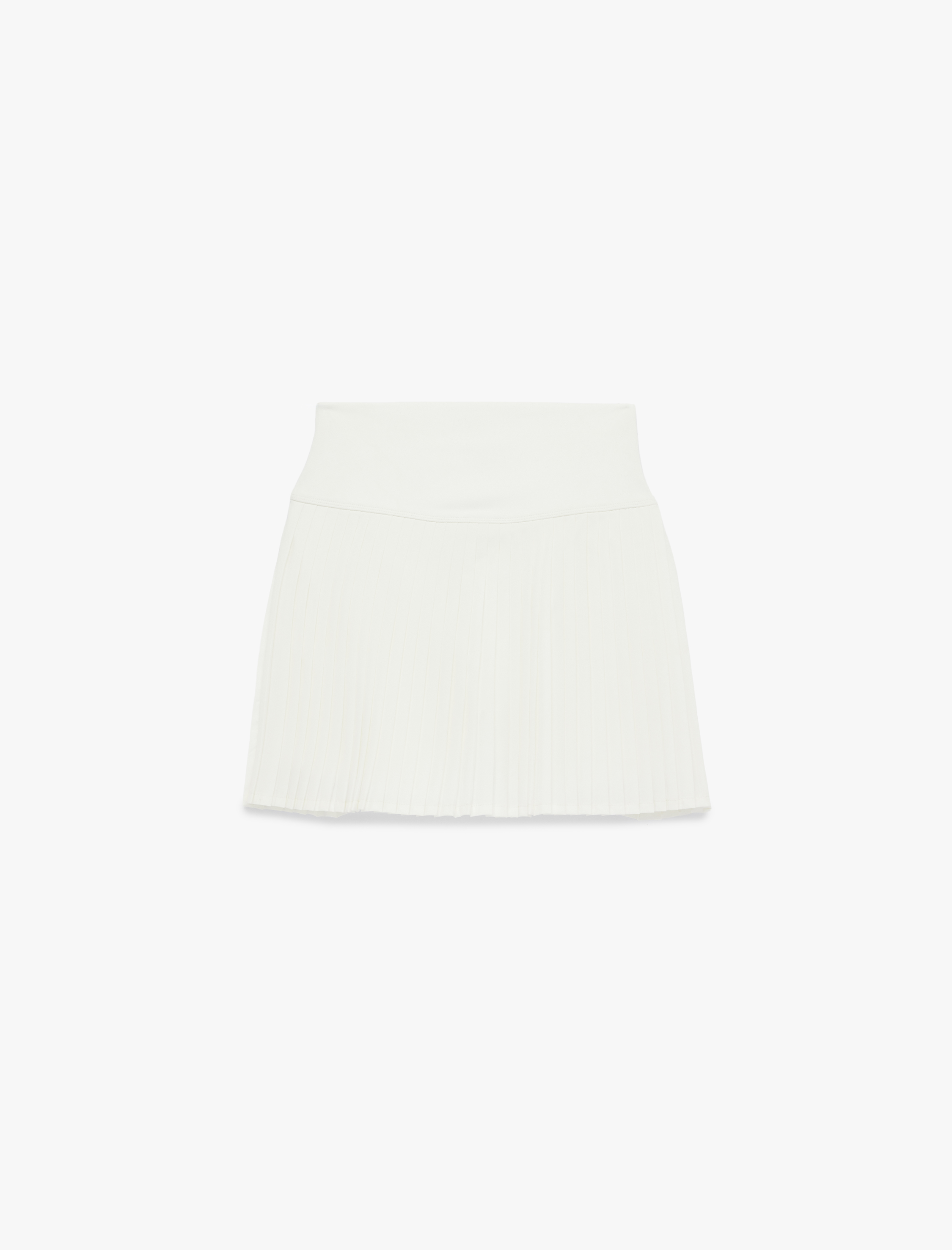   Yüksek Bel Rahat Kalıp Pileli Mini Spor Şort Etek