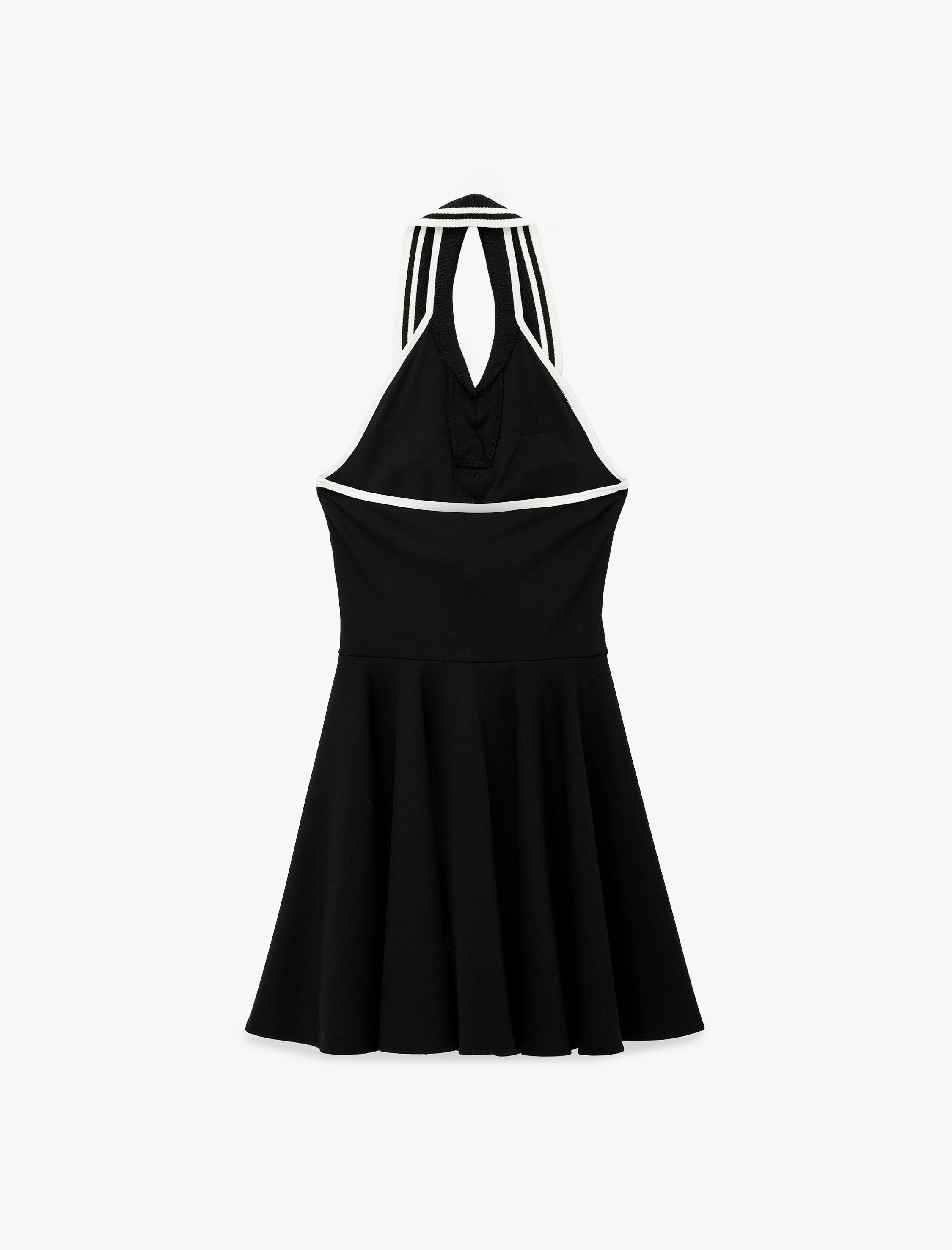   Pileli Kolsuz Slim Fit Polo Yaka Elbise