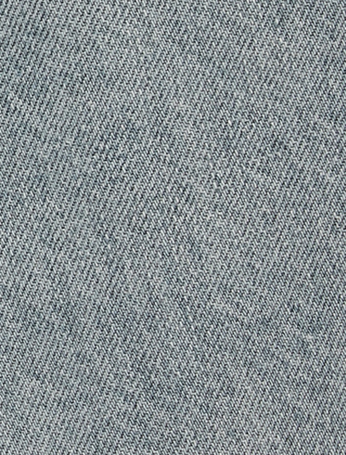  Düz Paça Yüksek Bel Cepli Bol Kalıp Denim Pantolon - Loose Straight Fit Jean