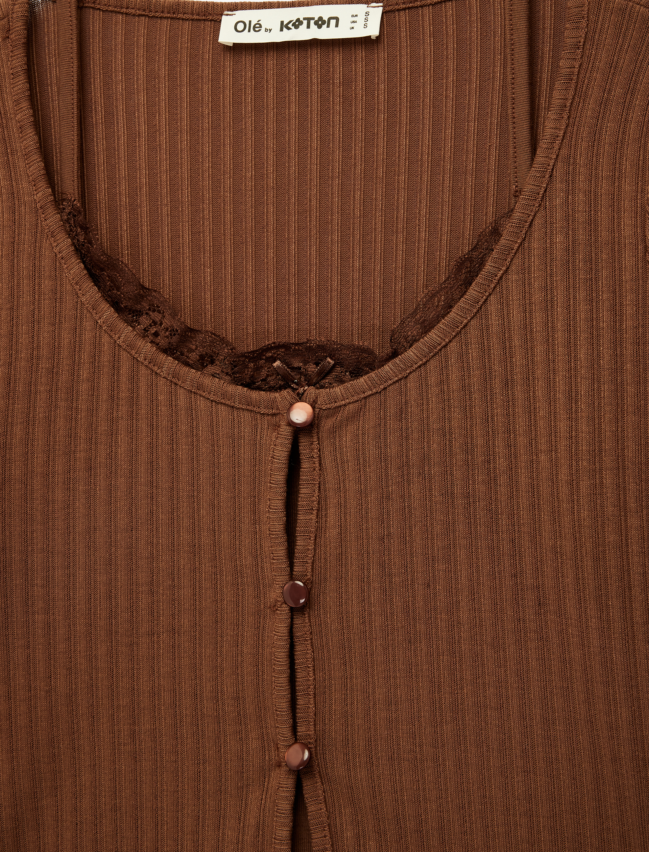   Slim Fit Uzun Kollu Düğmeli Atletli Bisiklet Yaka Kaşkorse Tişört