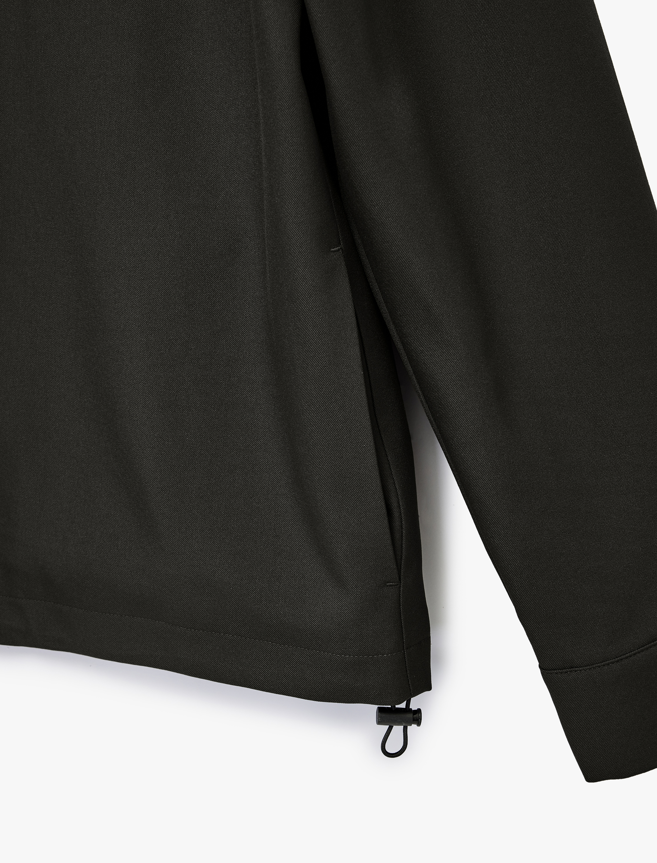   Regular Fit Uzun Kollu Cepli Gömlek Yaka Fermuarlı Spor Ceket