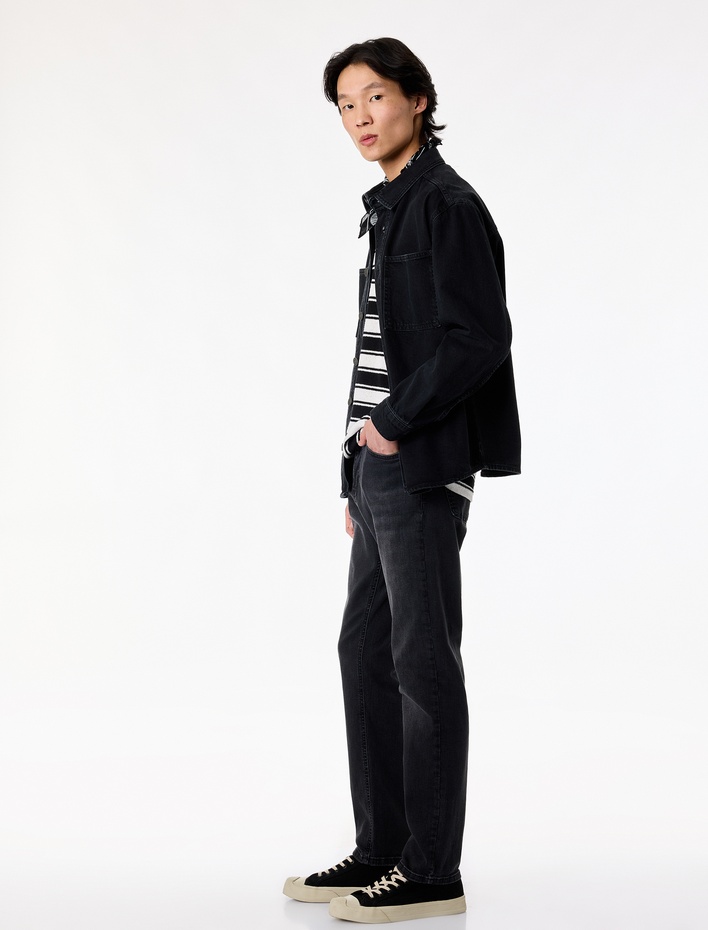  Pamuklu Normal Bel Slim Fit Jean Pantolon - Brad Jean