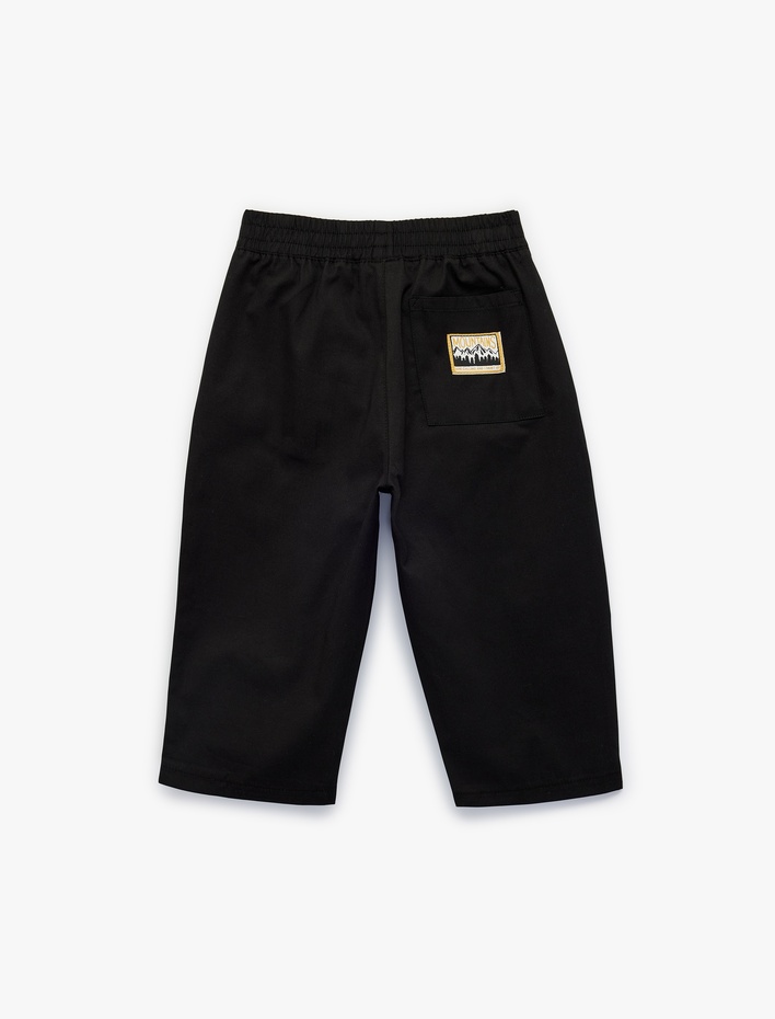 Erkek Bebek Beli Lastikli Oversize Balon Kesim Pantolon