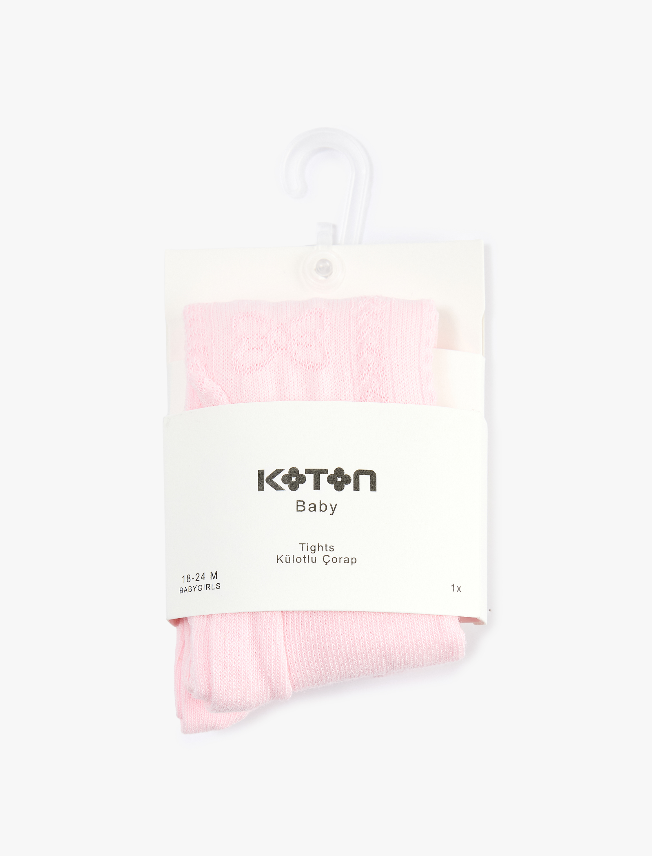  Kız Bebek Pamuklu Kelebekli Dokulu Külotlu Çorap