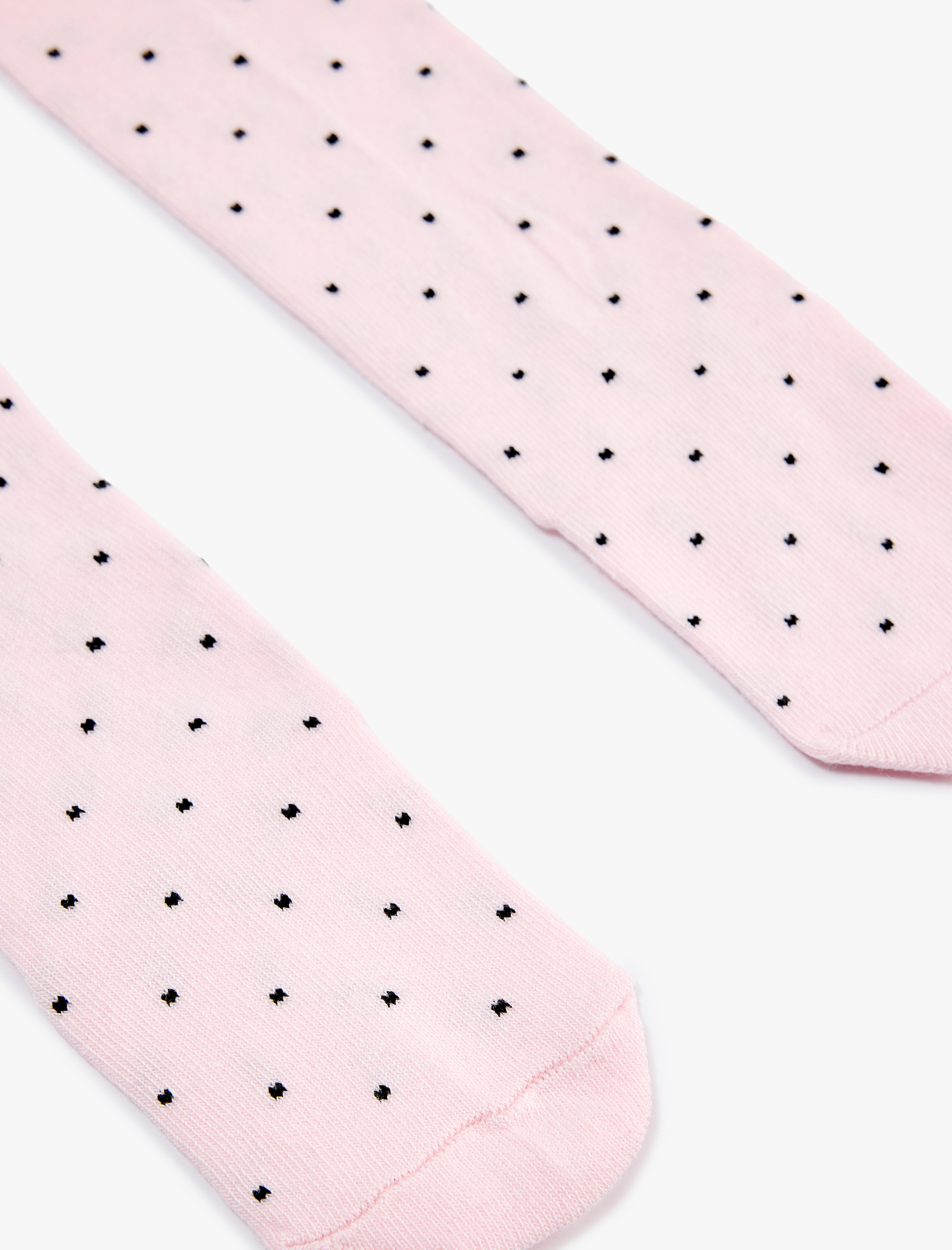  Kız Bebek Pamuklu Puantiyeli Külotlu Çorap