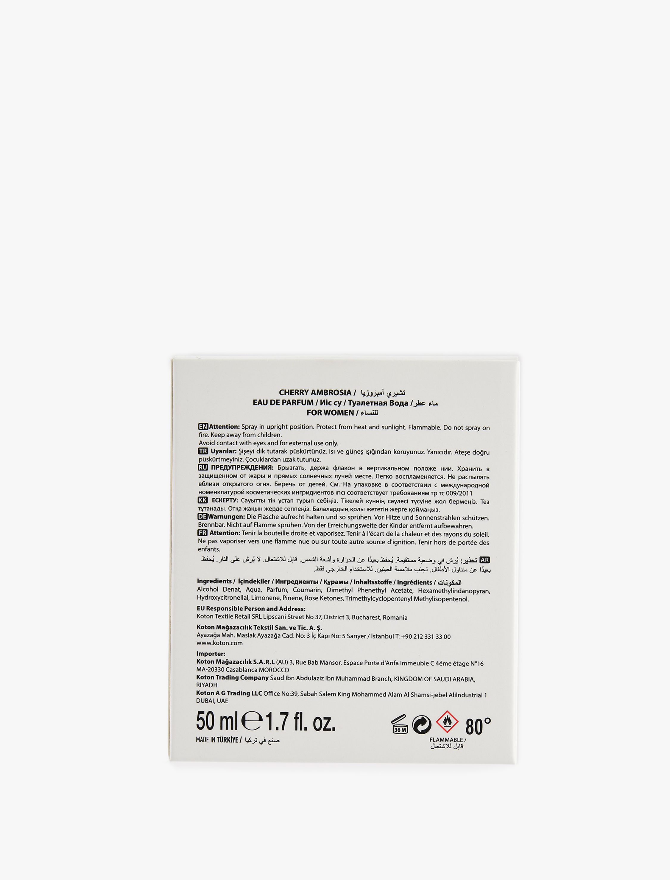  Kadın Parfüm Cherry Ambrosia 50 ML