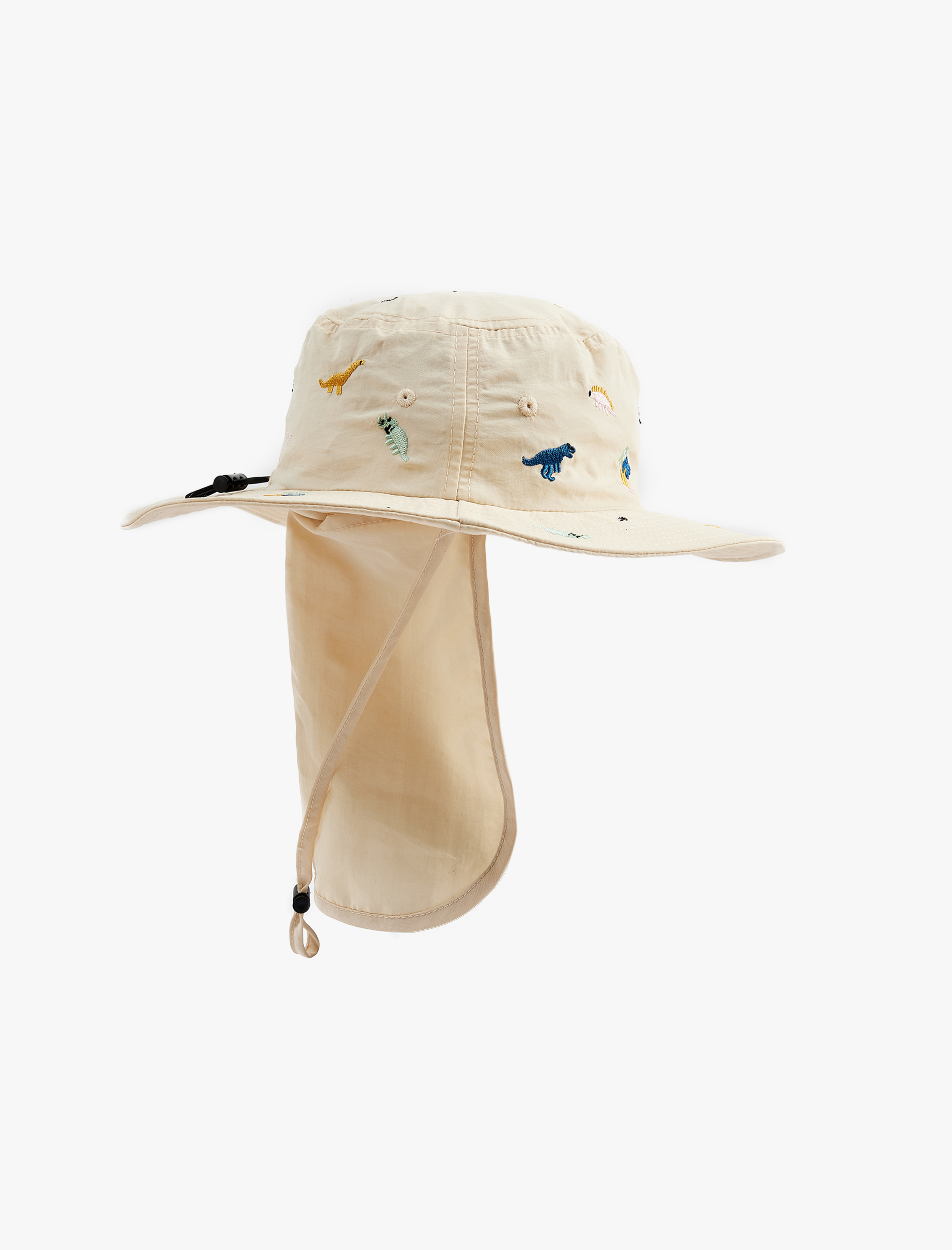  Erkek Çocuk Nakış Detaylı Lastikli Bucket Şapka