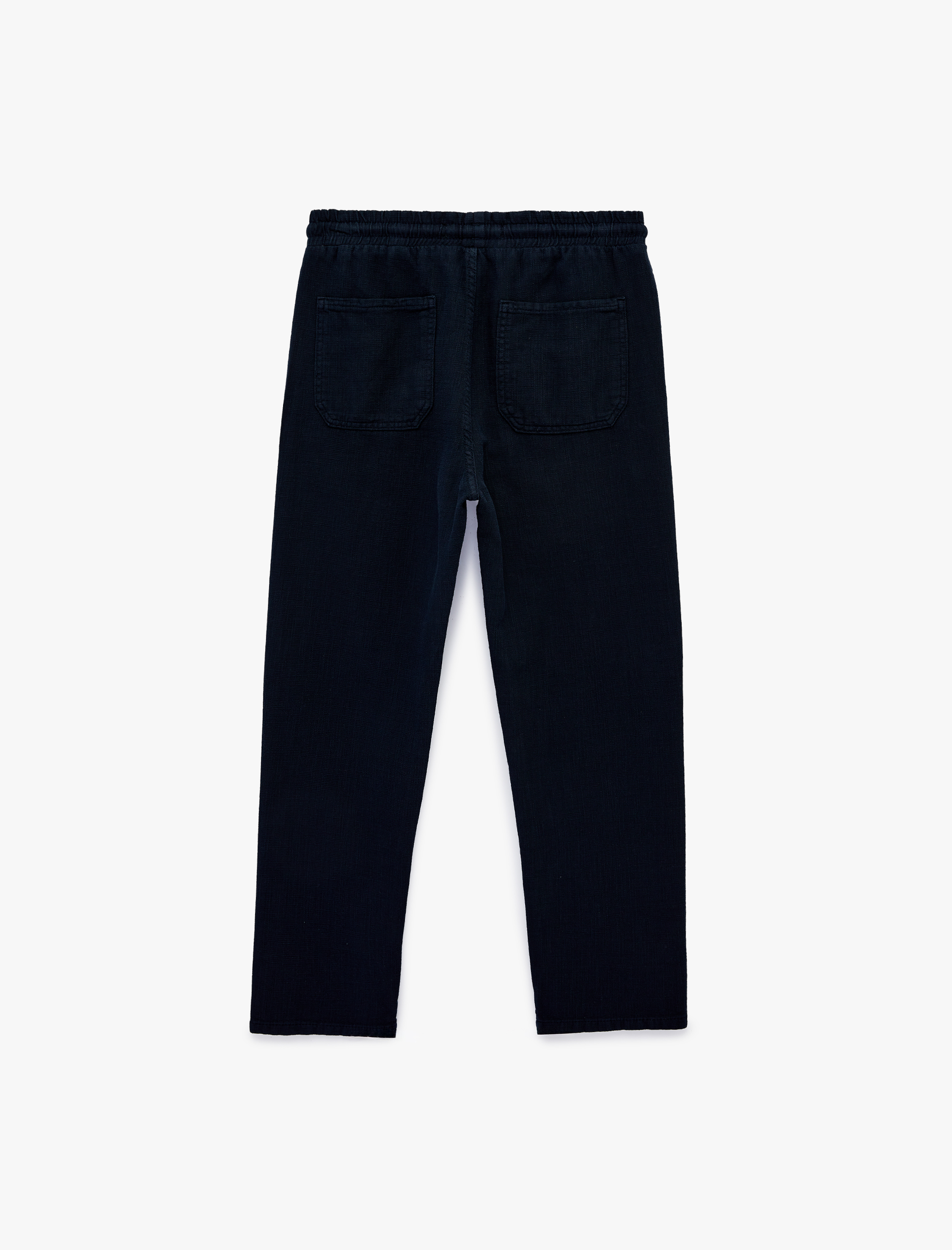   Regular Fit Pamuklu Cepli Beli Bağcıklı Pantolon