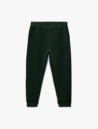 Rahat Kesim Cepli Pamuklu Beli Lastikli Jogger Spor Eşofman Altı