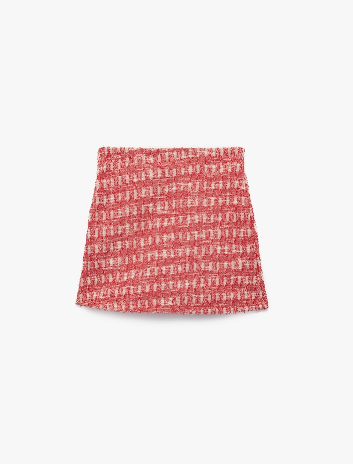 Kız Çocuk Regular Fit Tüvit Mini Etek