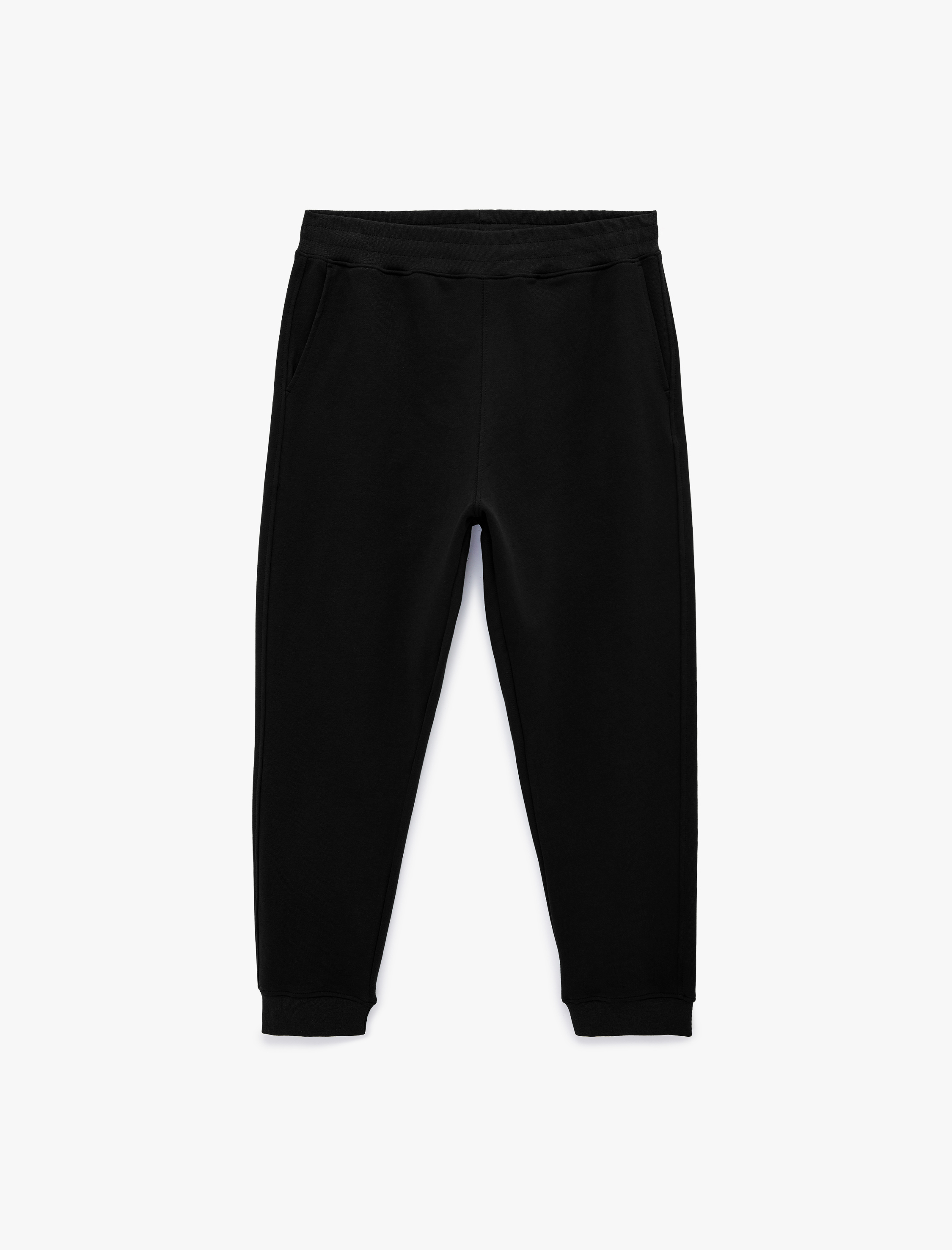   Rahat Kesim Cepli Pamuklu Beli Lastikli Jogger Spor Eşofman Altı