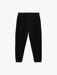 Rahat Kesim Cepli Pamuklu Beli Lastikli Jogger Spor Eşofman Altı