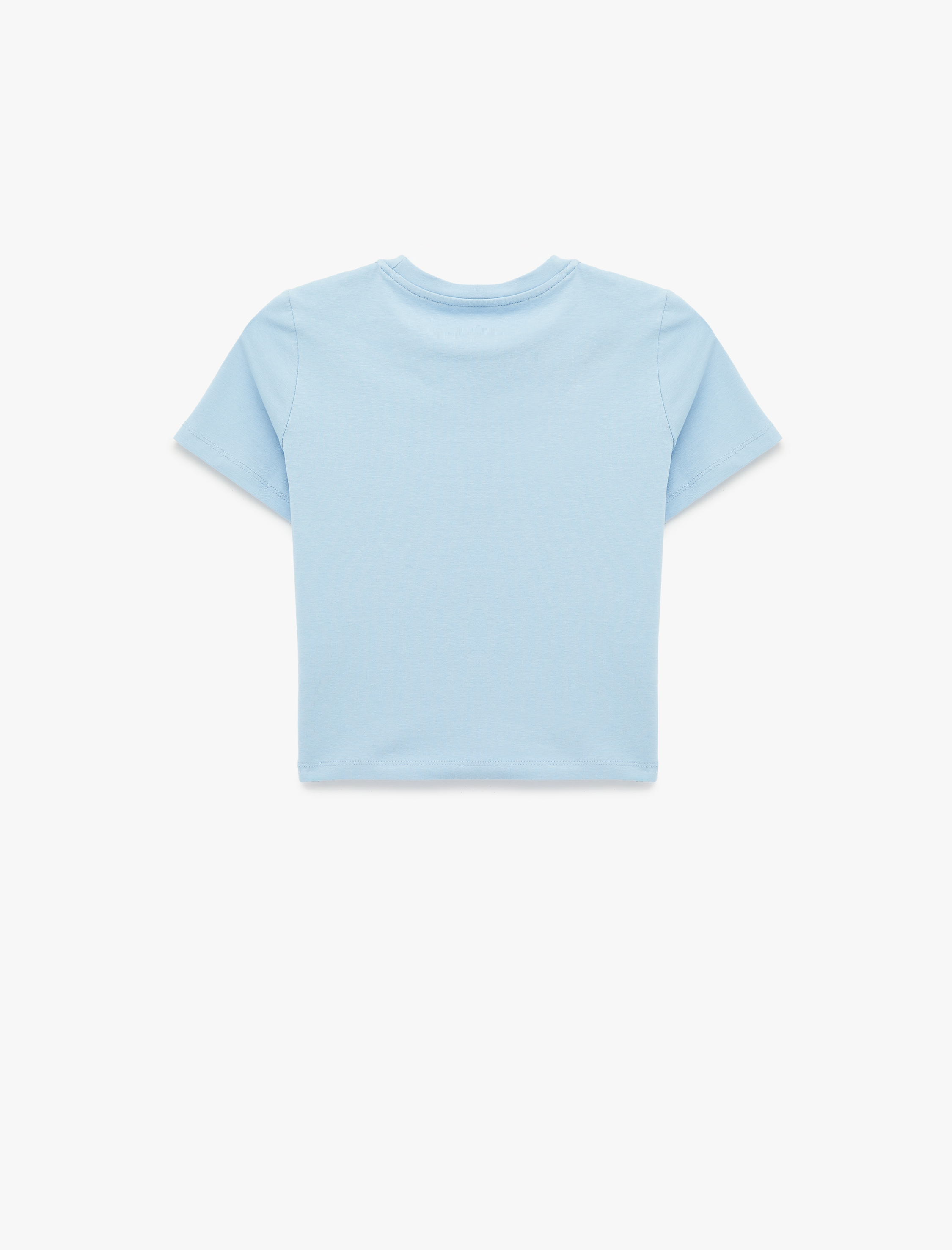   Pamuklu Slim Fit Kısa Kollu Bisiklet Yaka Spor Tişört