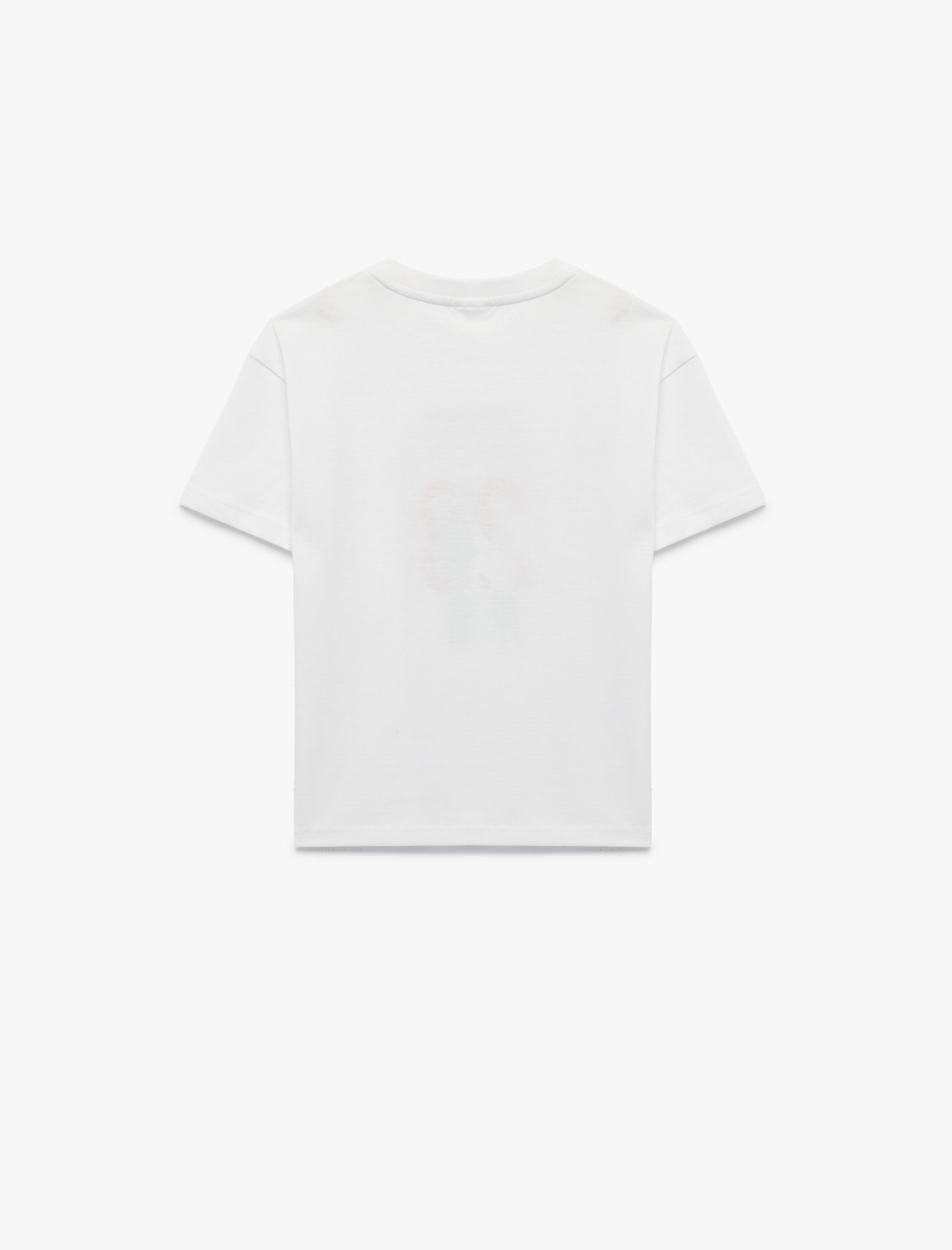  Erkek Bebek Kısa Kollu Bisiklet Yaka Oversize Pamuklu Atatürk Baskılı Tişört