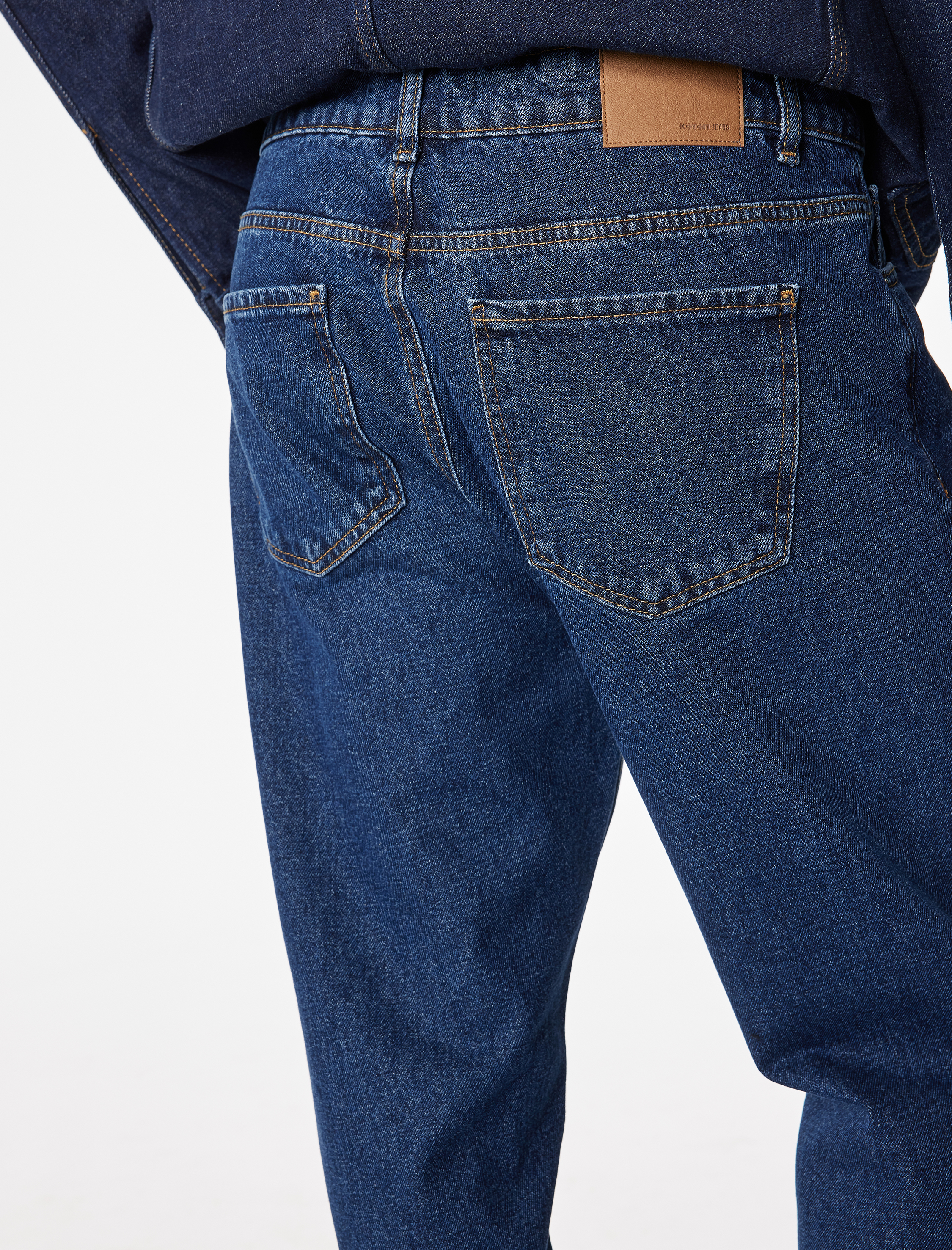   Normal Bel Bol Kalıp Pamuklu Loose Straight Fit Jean Pantolon