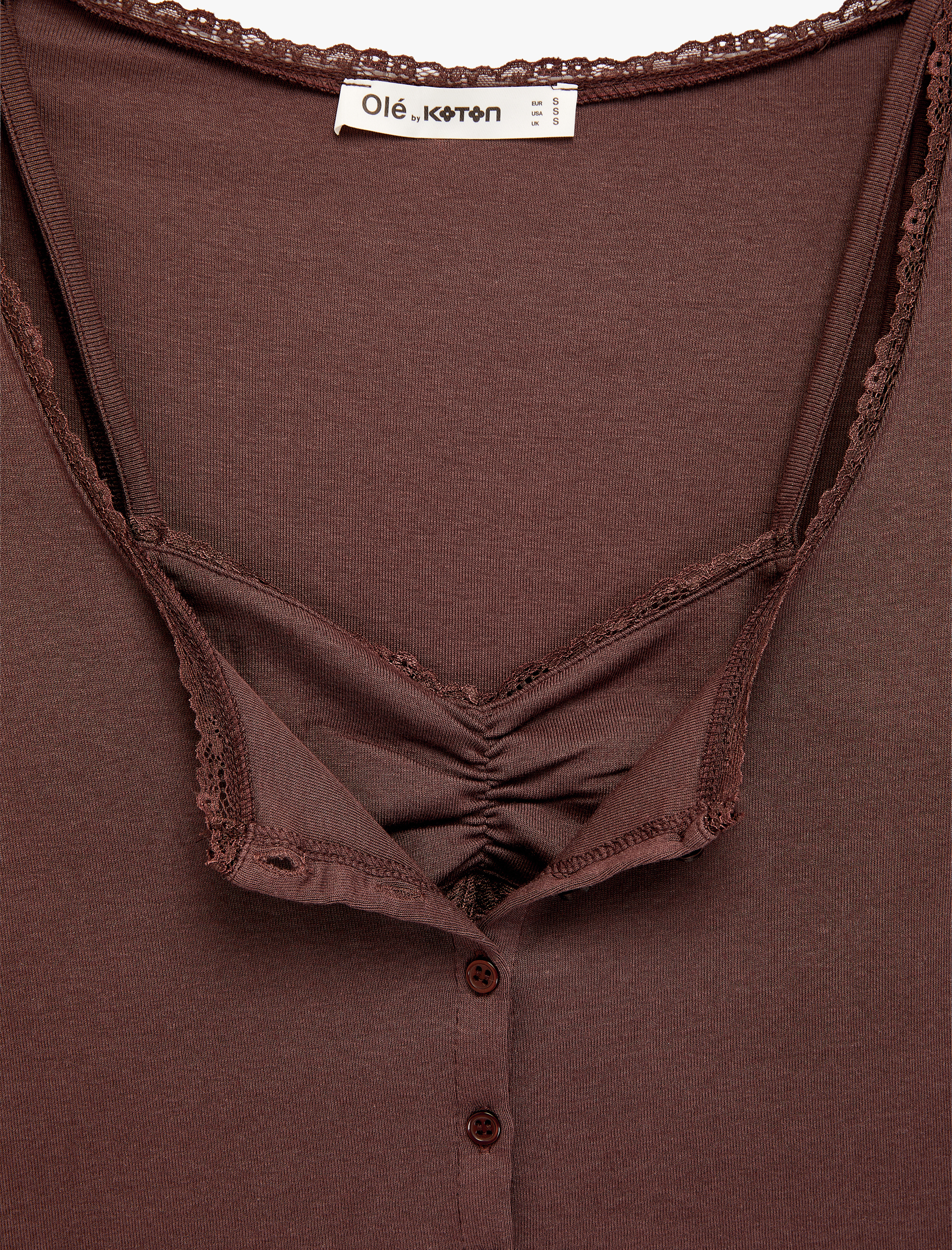   Düğmeli Uzun Kollu U Yaka Katmanlı Modal Karışımlı Slim Fit Hırka